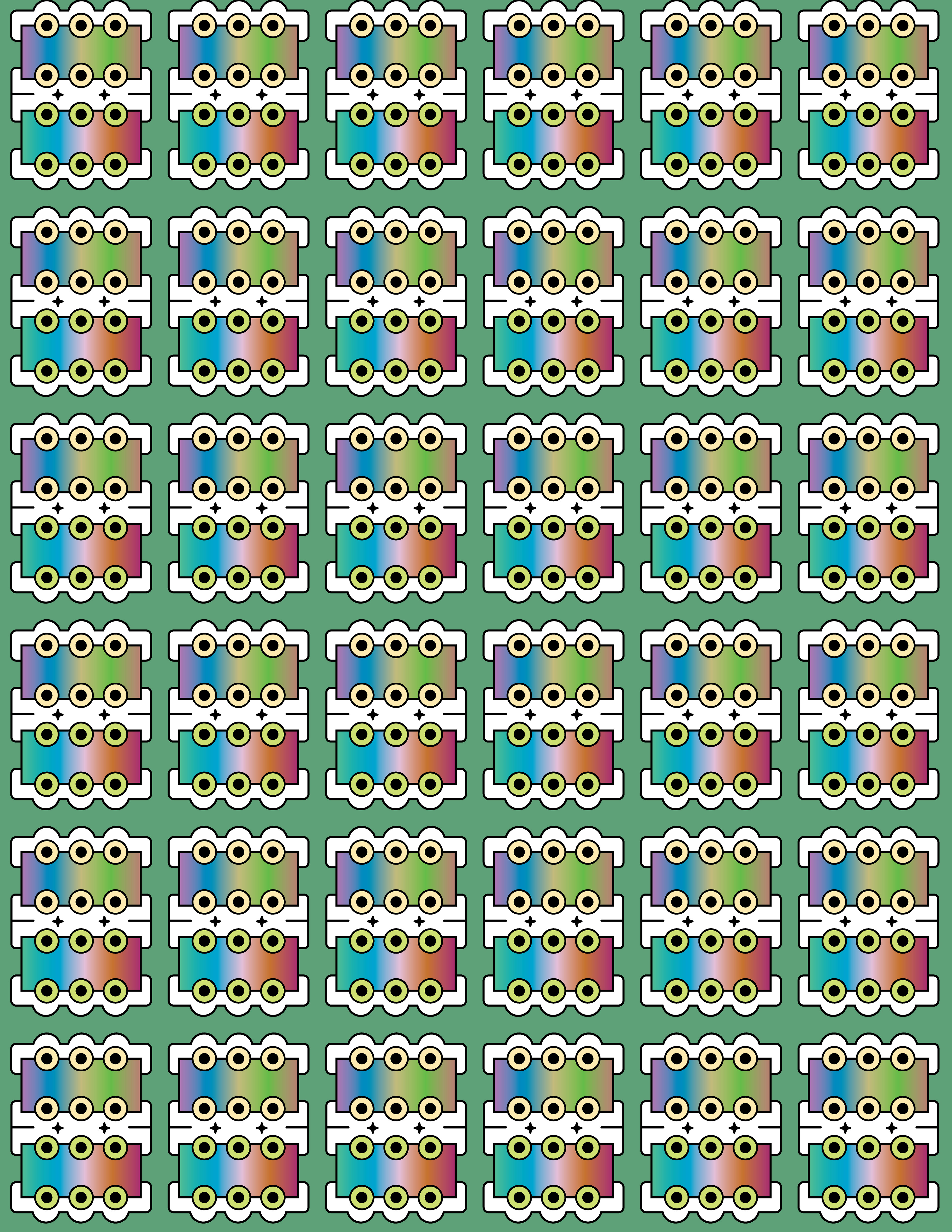 Battery Power, Digital Art, Pattern 4, 2025