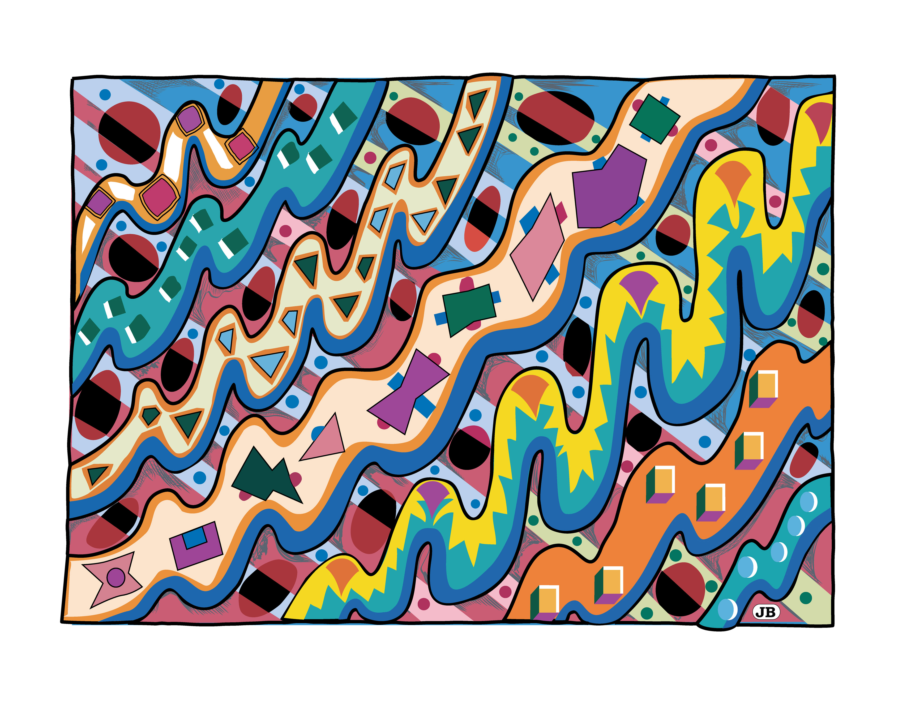 Radio Waves, Digital Art, 2021