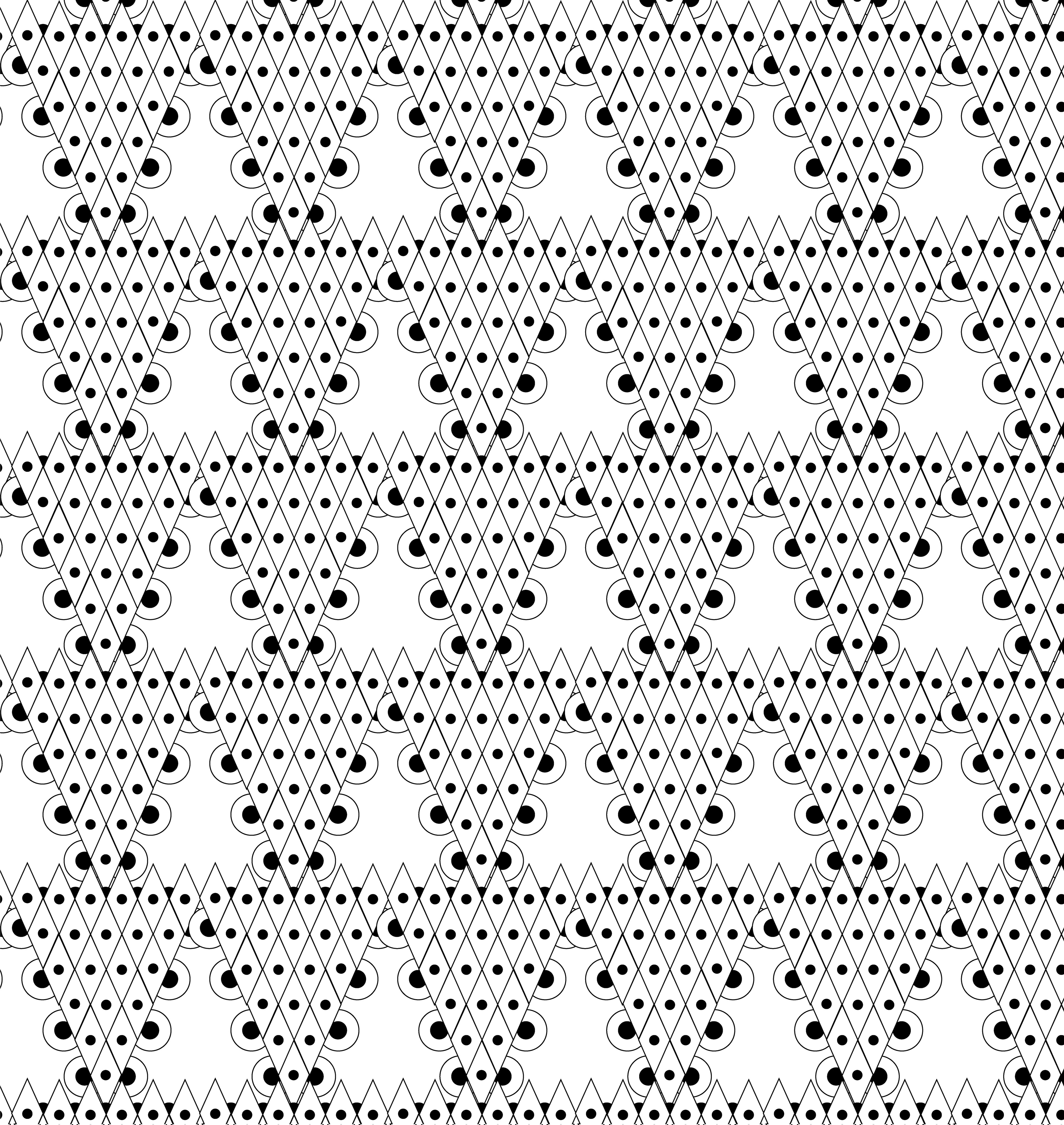 Strawberry Cone, Digital Art, Pattern 1, 2021