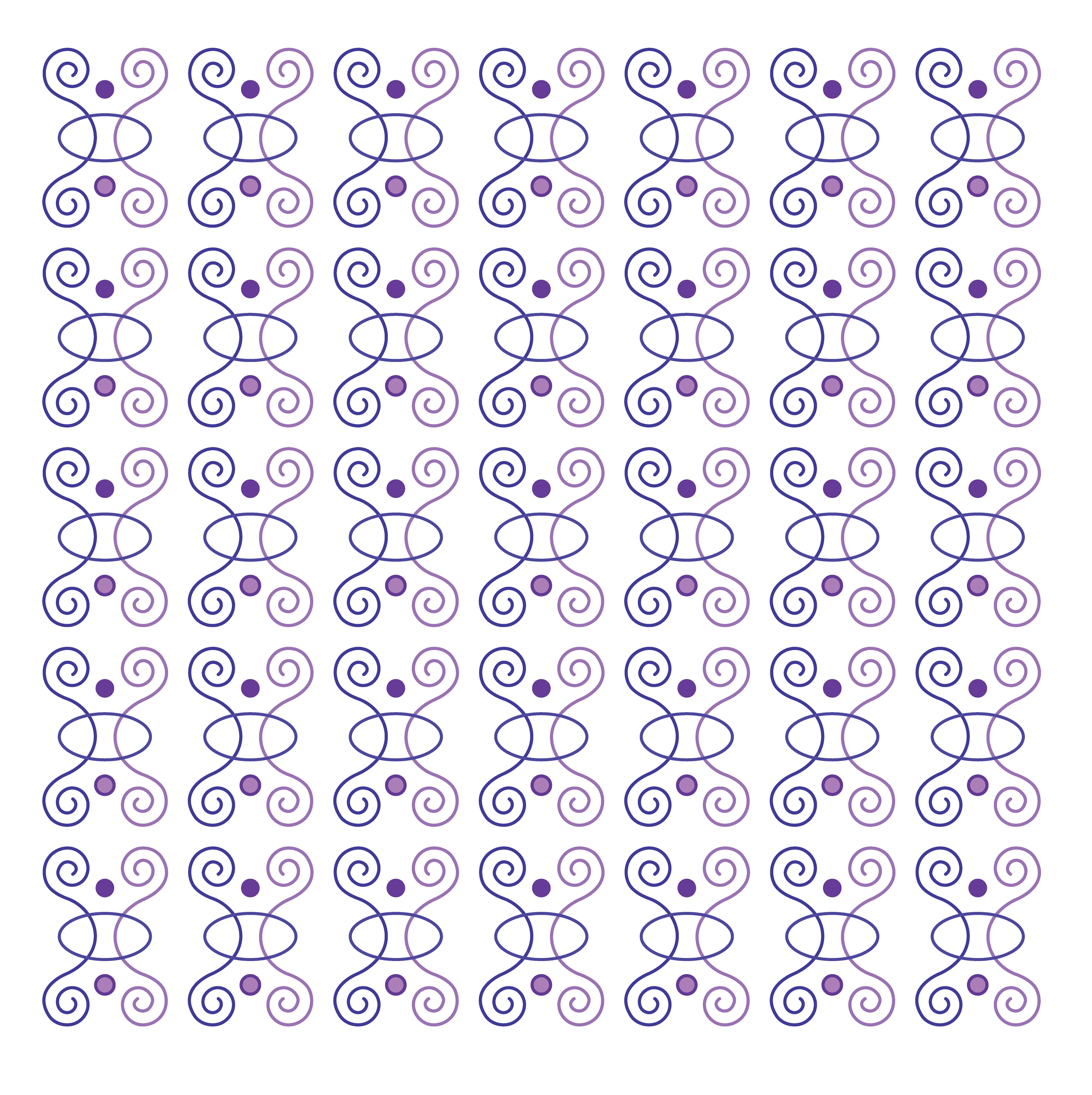 Dance Partners, Digital Art, Pattern 3, 2022