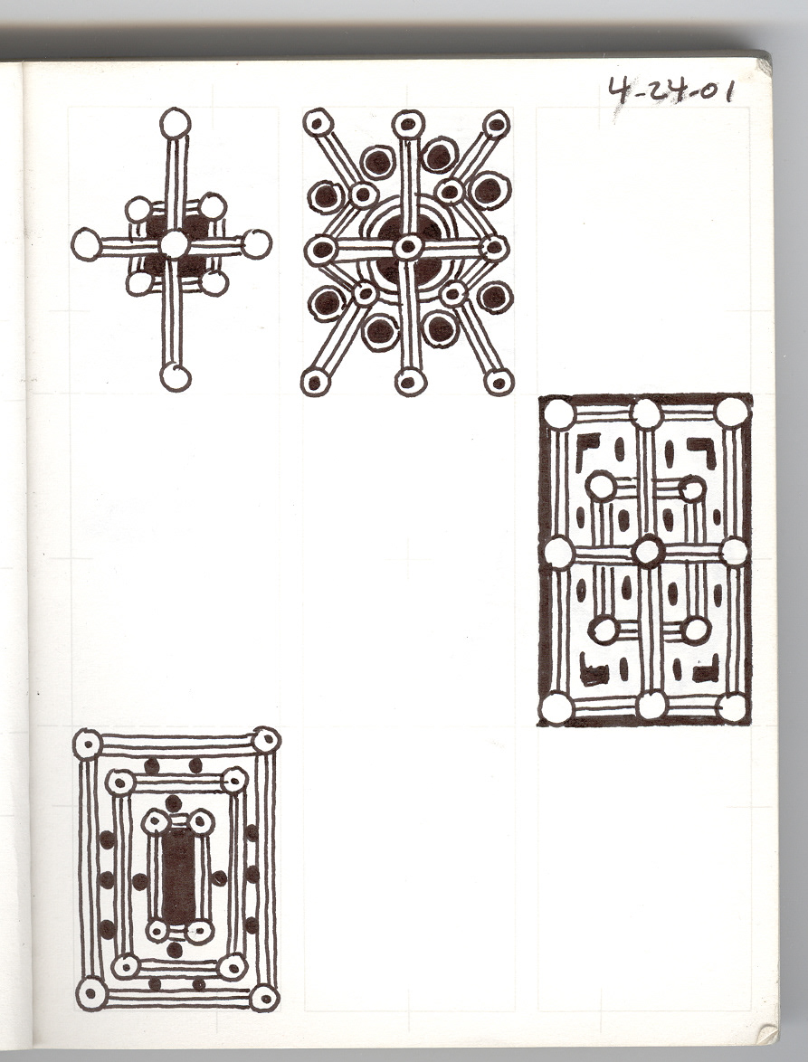 2001-04-24-a, Pen and Ink on Pape