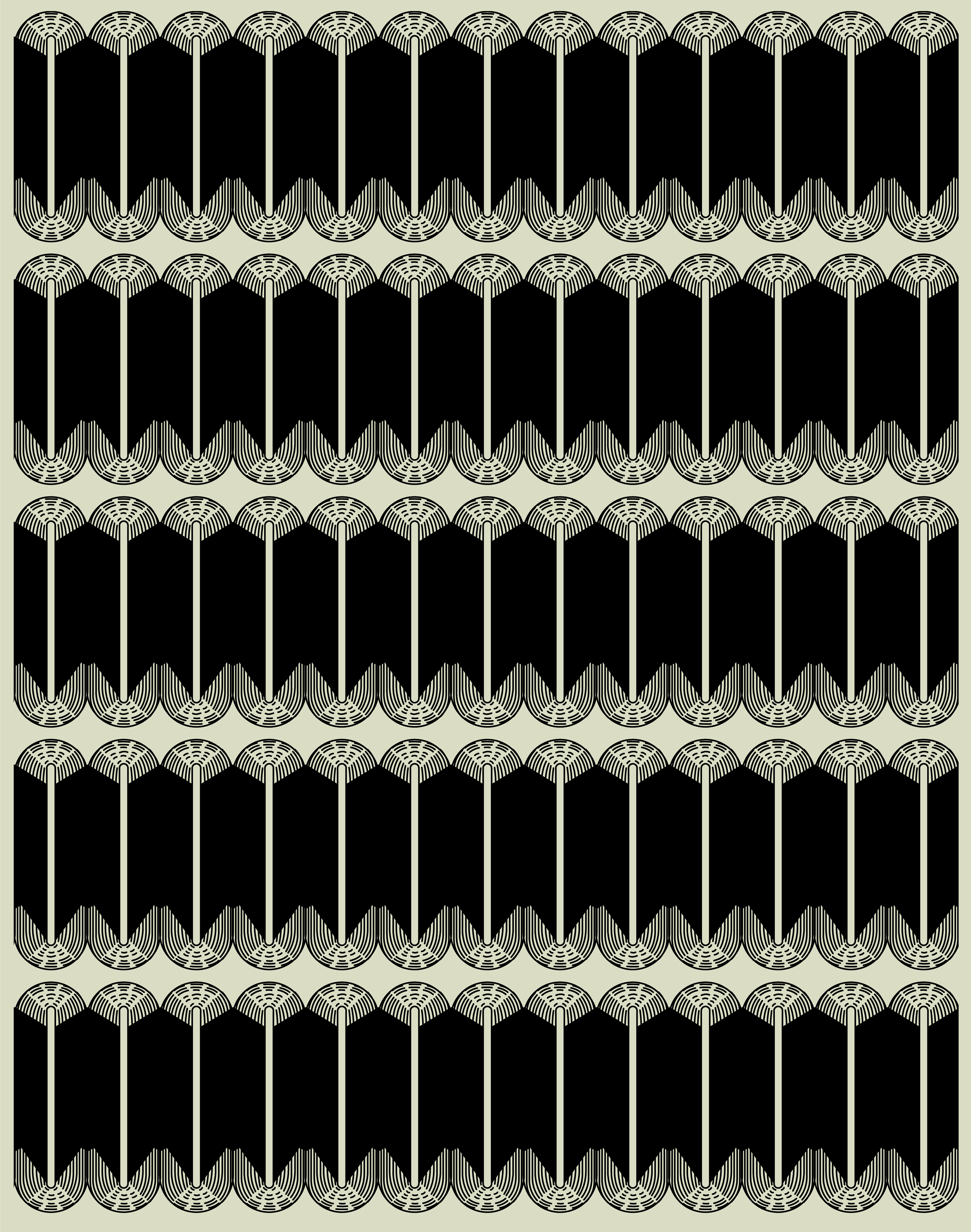 Race Track Triad, Digital Art, Pattern, 2025