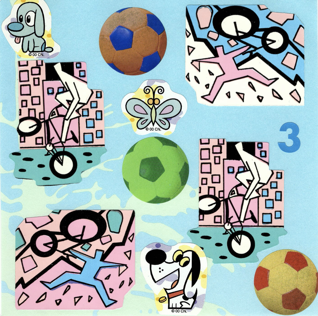 2002, CD Cover, Sticker Art