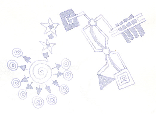 Keeping Time, Pen and Ink on Paper, 1978