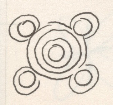 Spinning Dolly, Pen and Ink on Paper, 2002