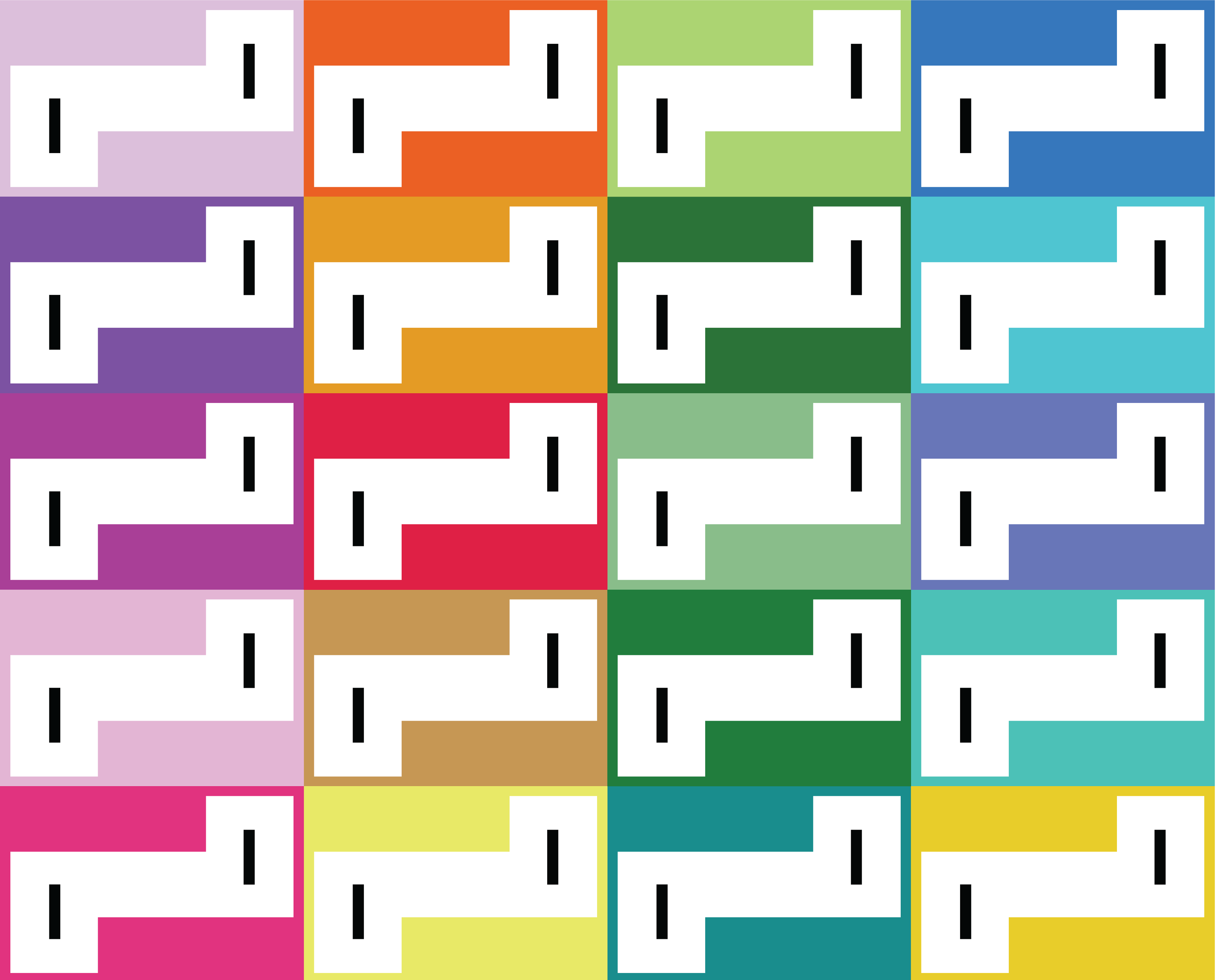 Staircase, Digital Art, pattern version 5, 2025