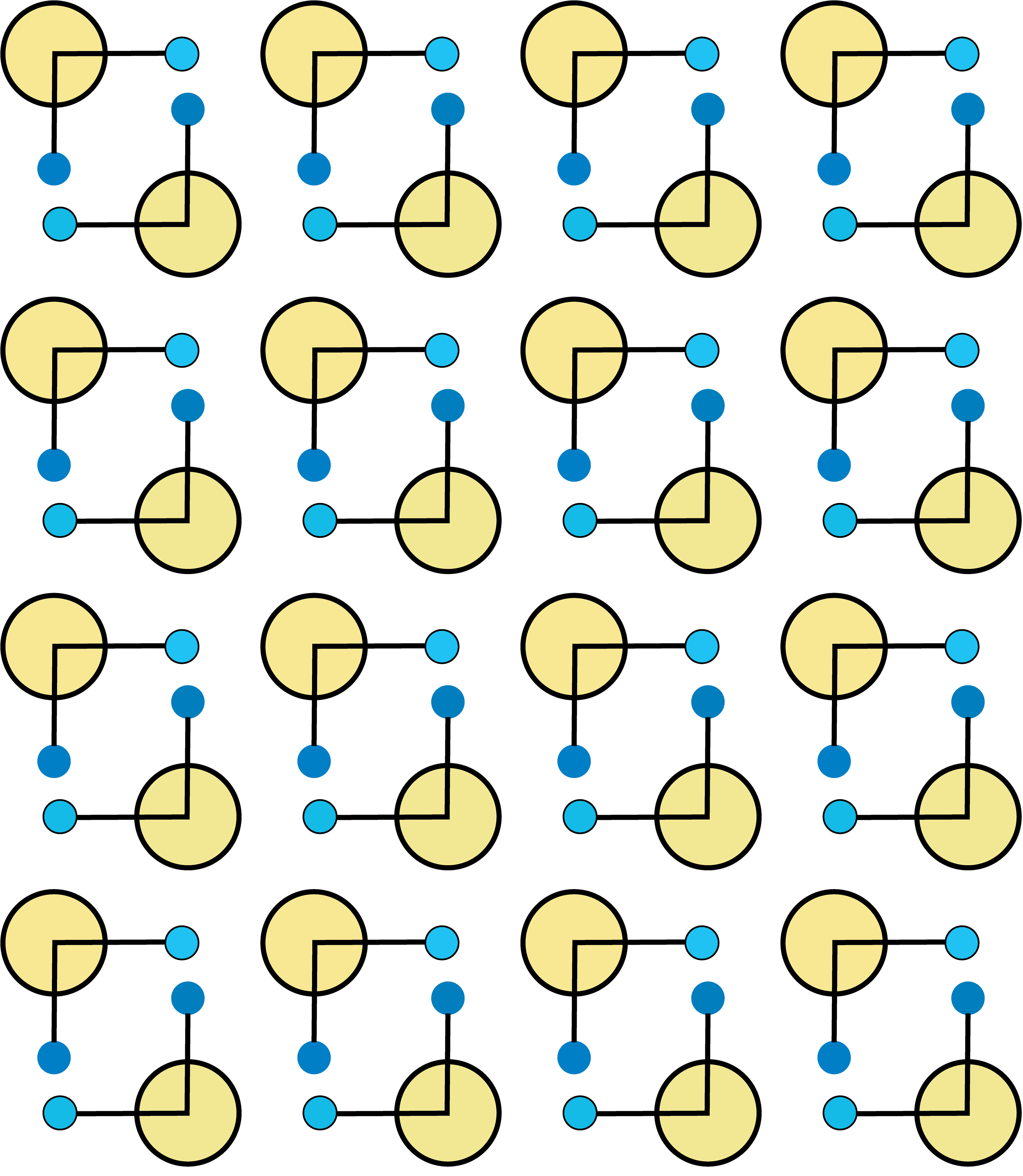 Minute Hands, Digital Art, Pattern 5, 2023