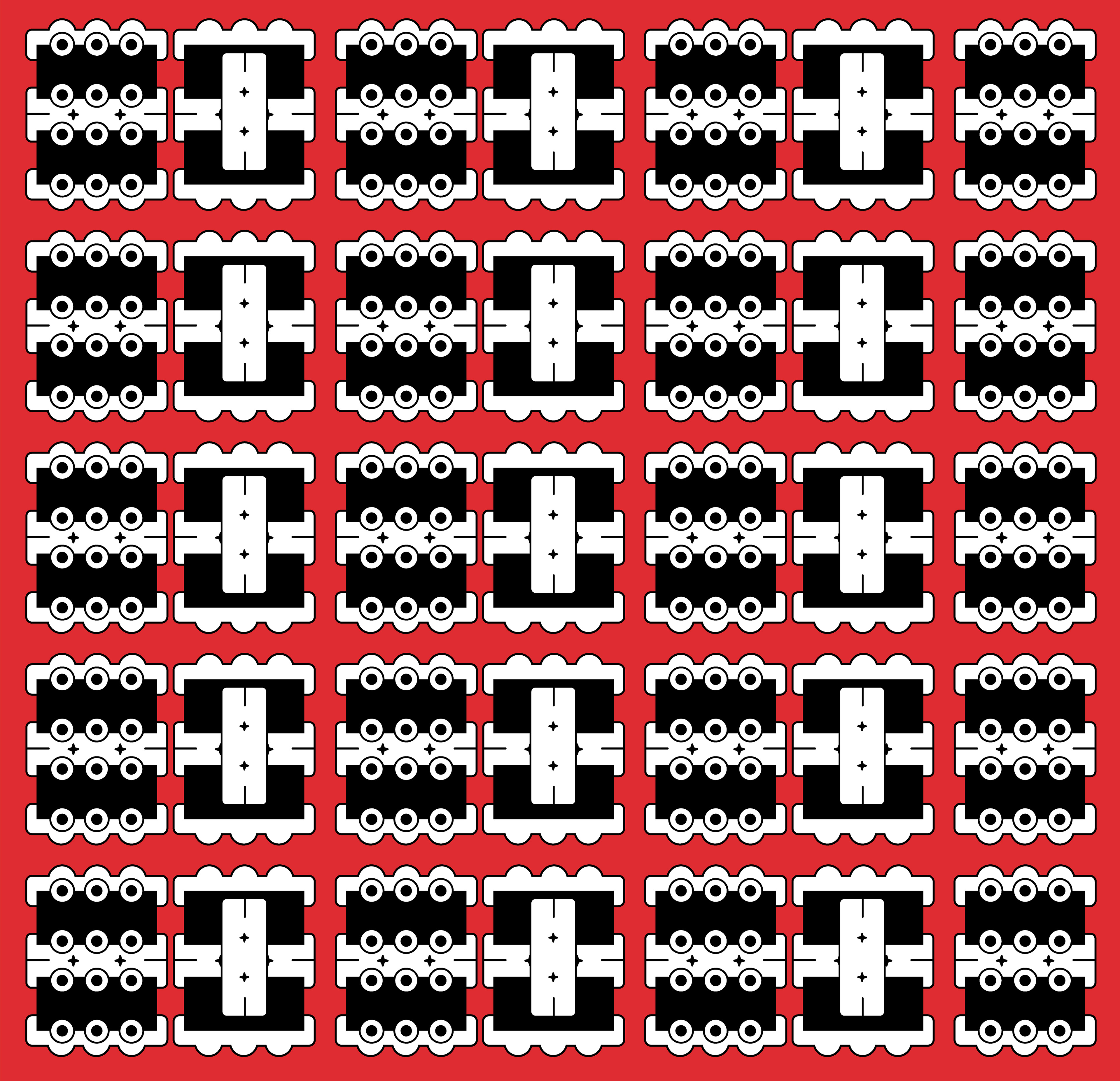 Battery Power, Digital Art, Pattern 3, 2025