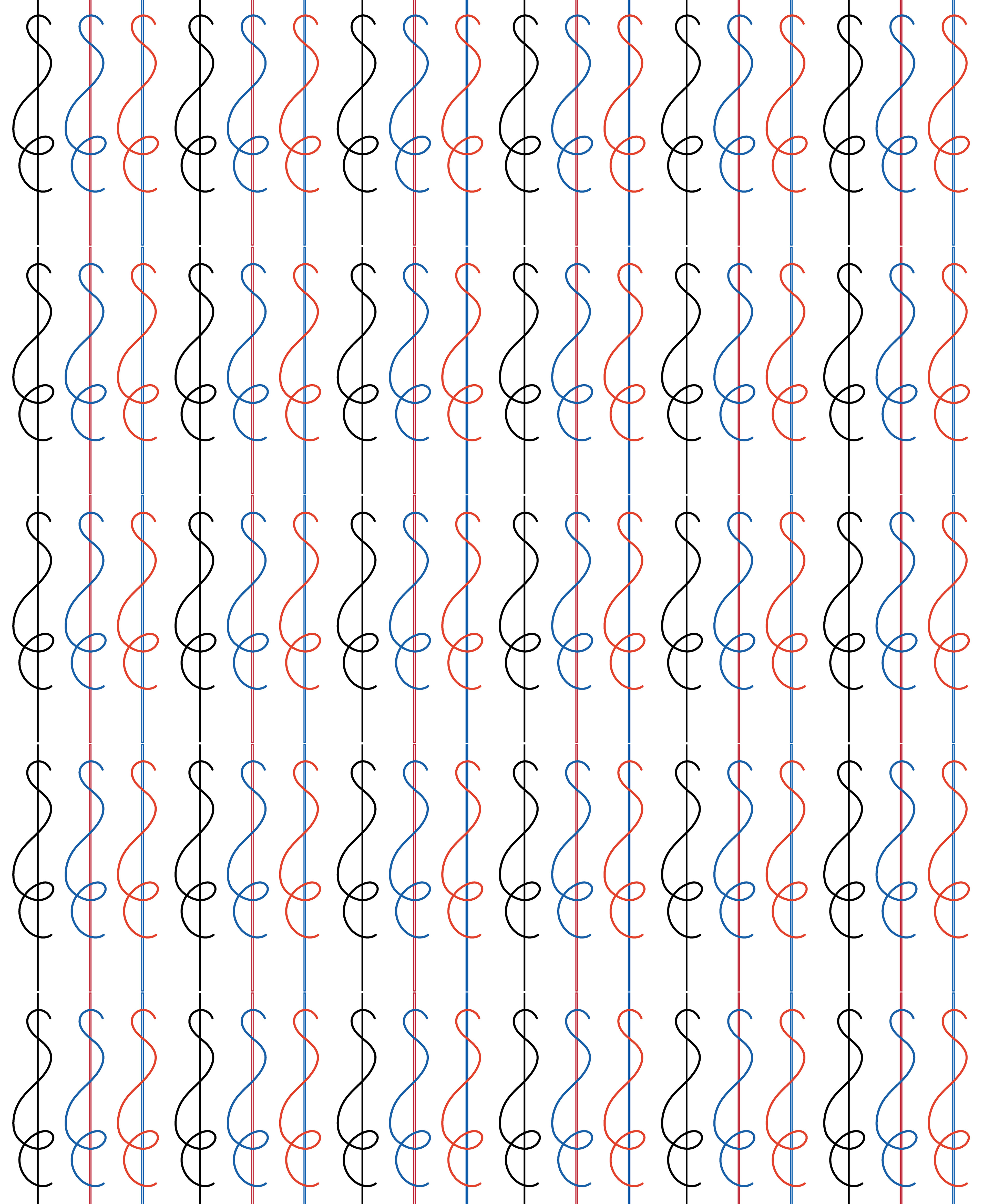 Needle Threads, Digital Art, Pattern 9, 2025