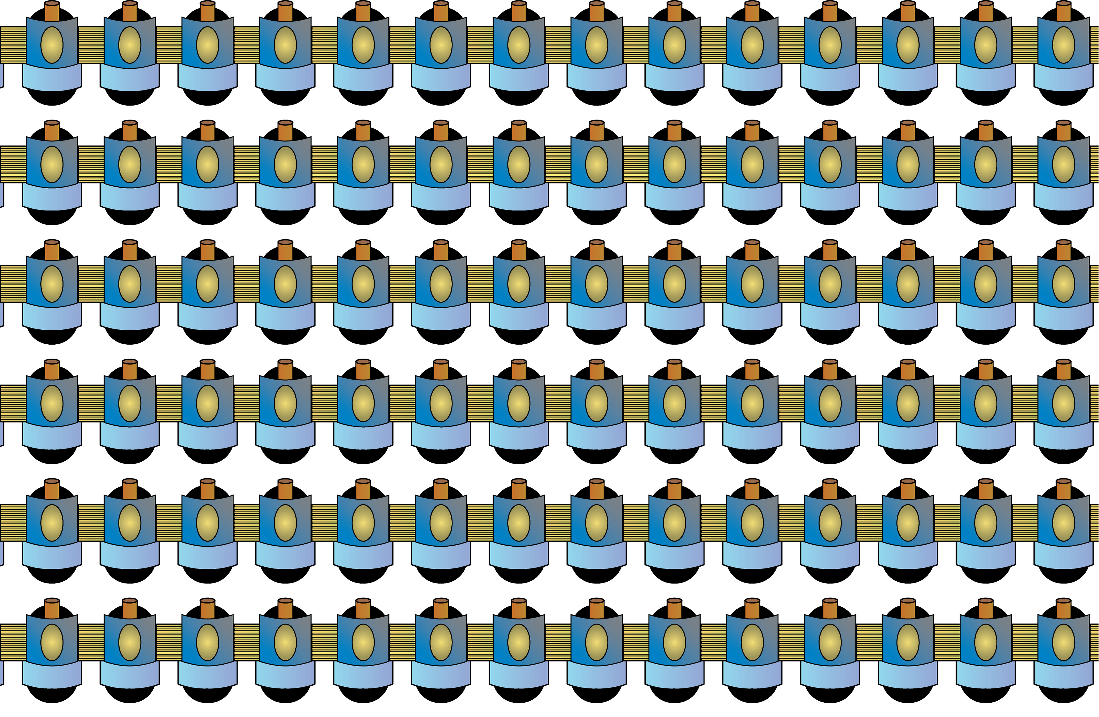 Nautical Pattern, Digital Art, version 2, 2024
