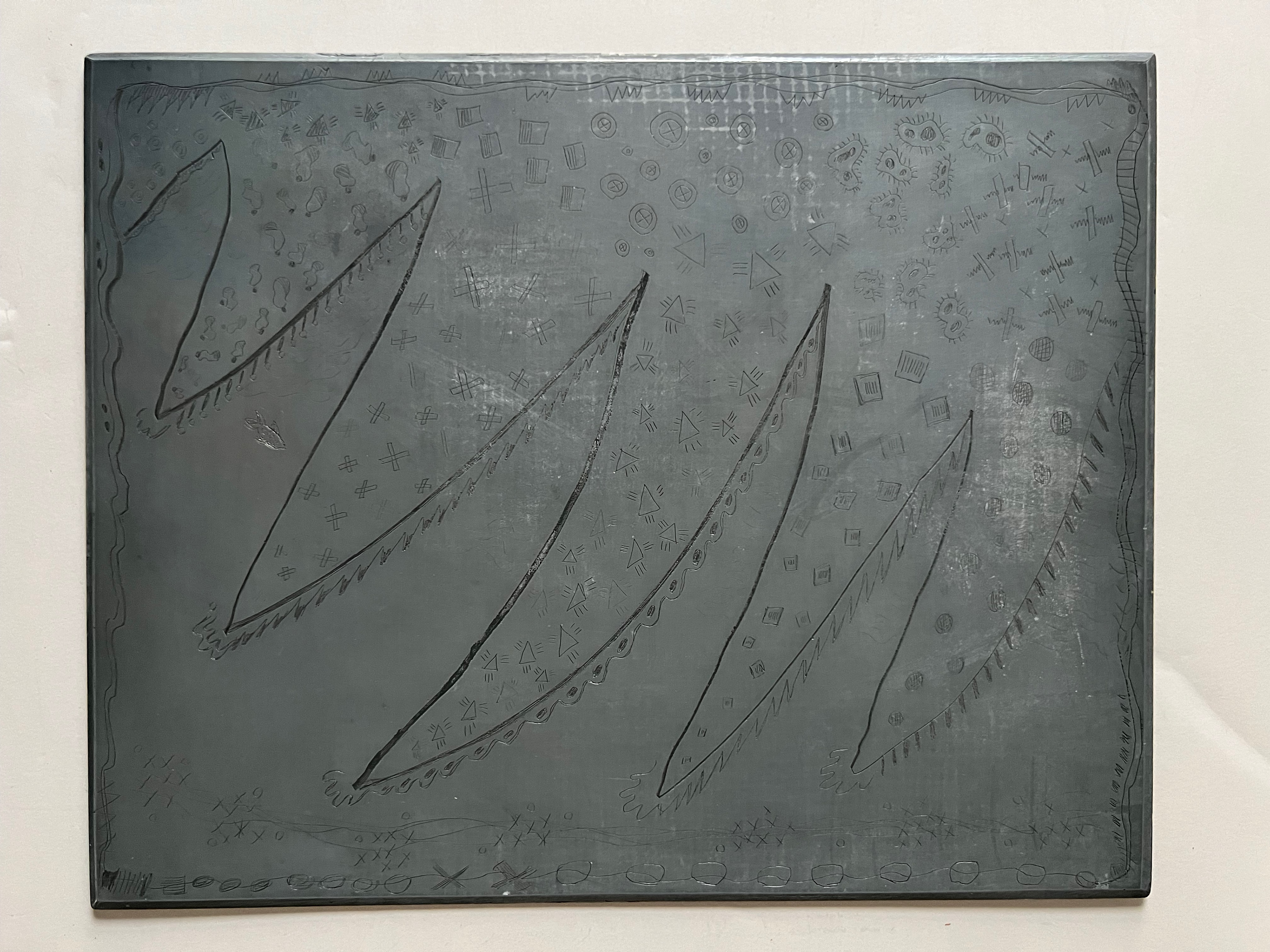 Upstream - Etching Plate, 1986