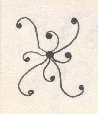 Spiral Filigree, Pen and Ink on Paper, 2002