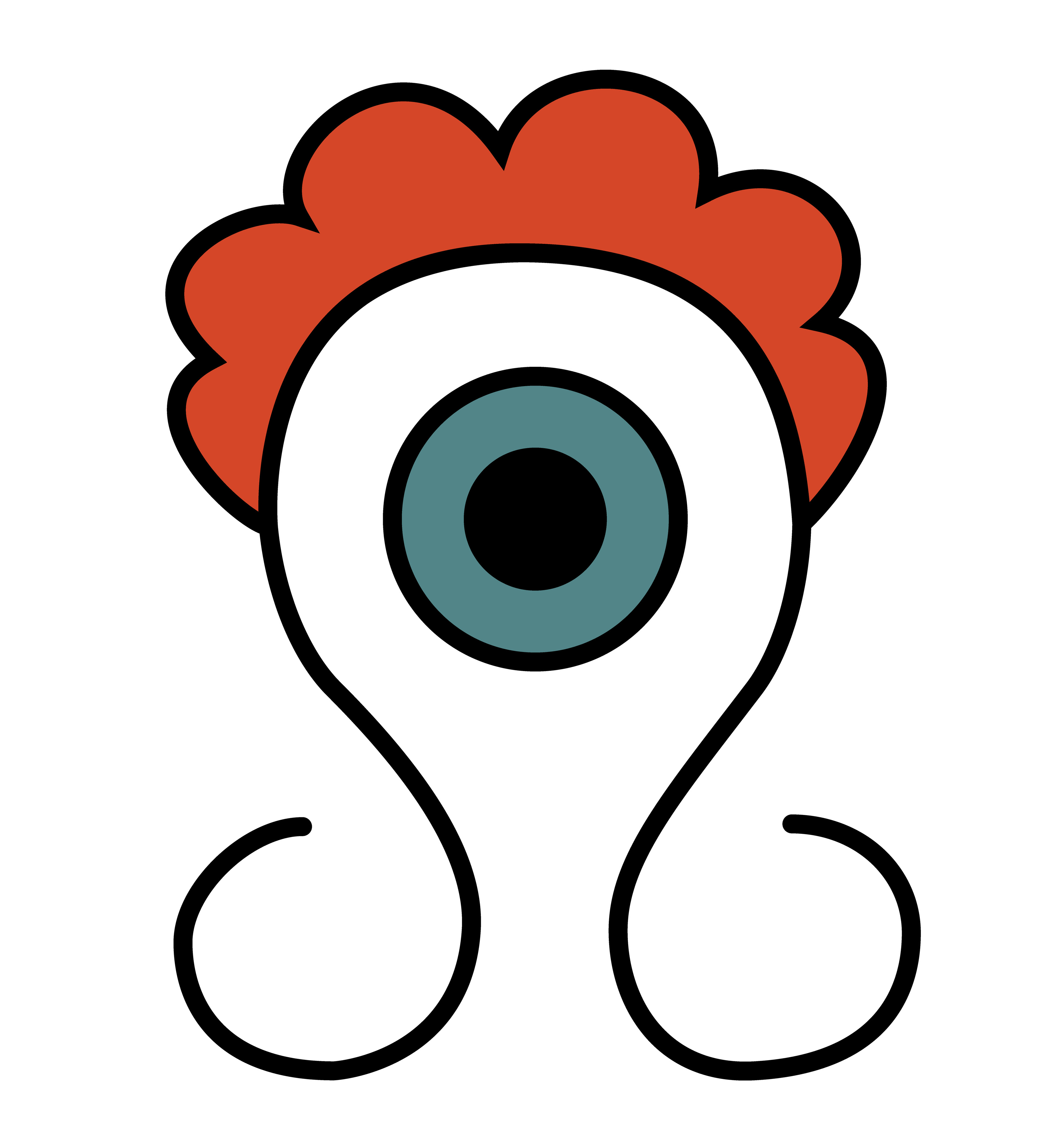 Monocle Eye, Vector Drawing 4, 2025