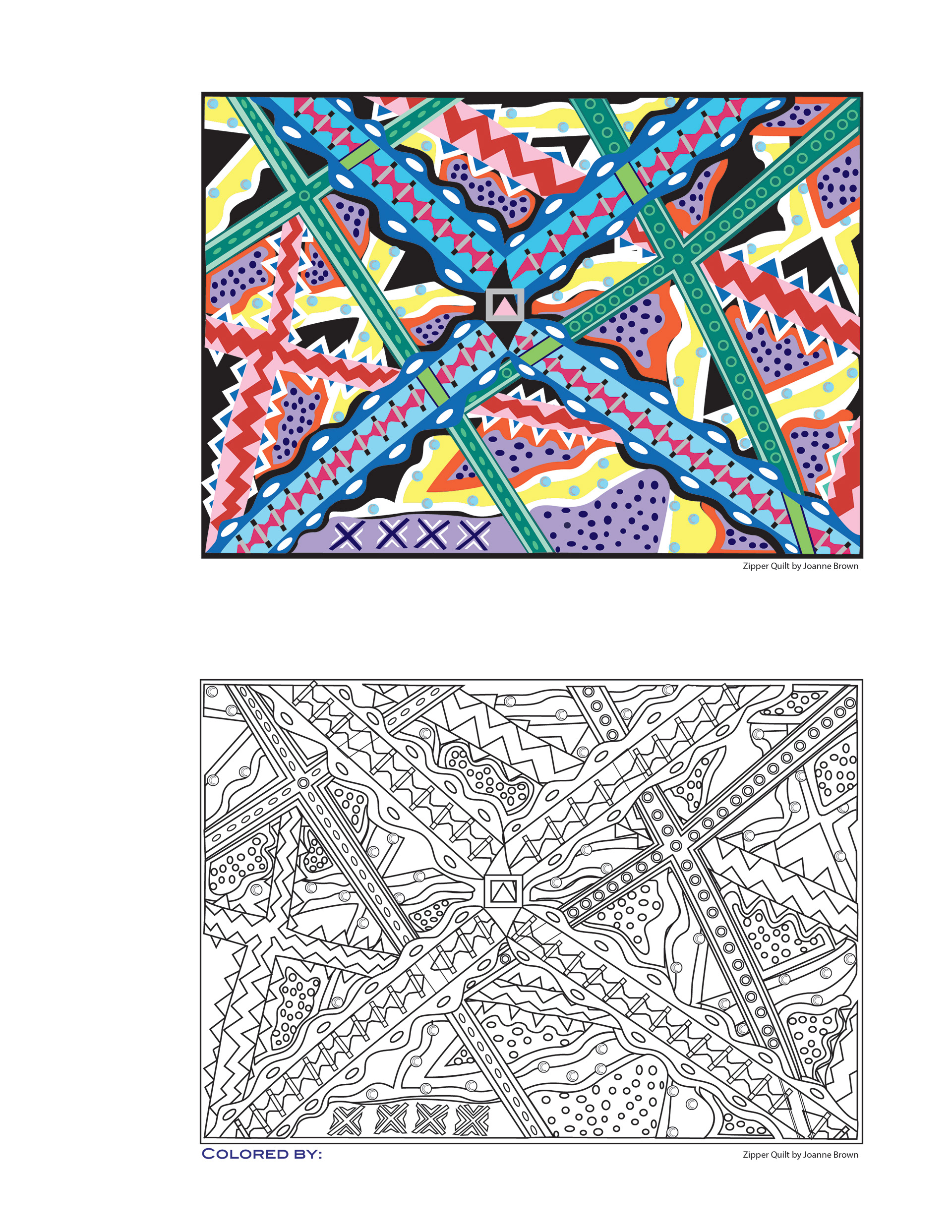 Portfolio Coloring Book, 2009 - Zipper
