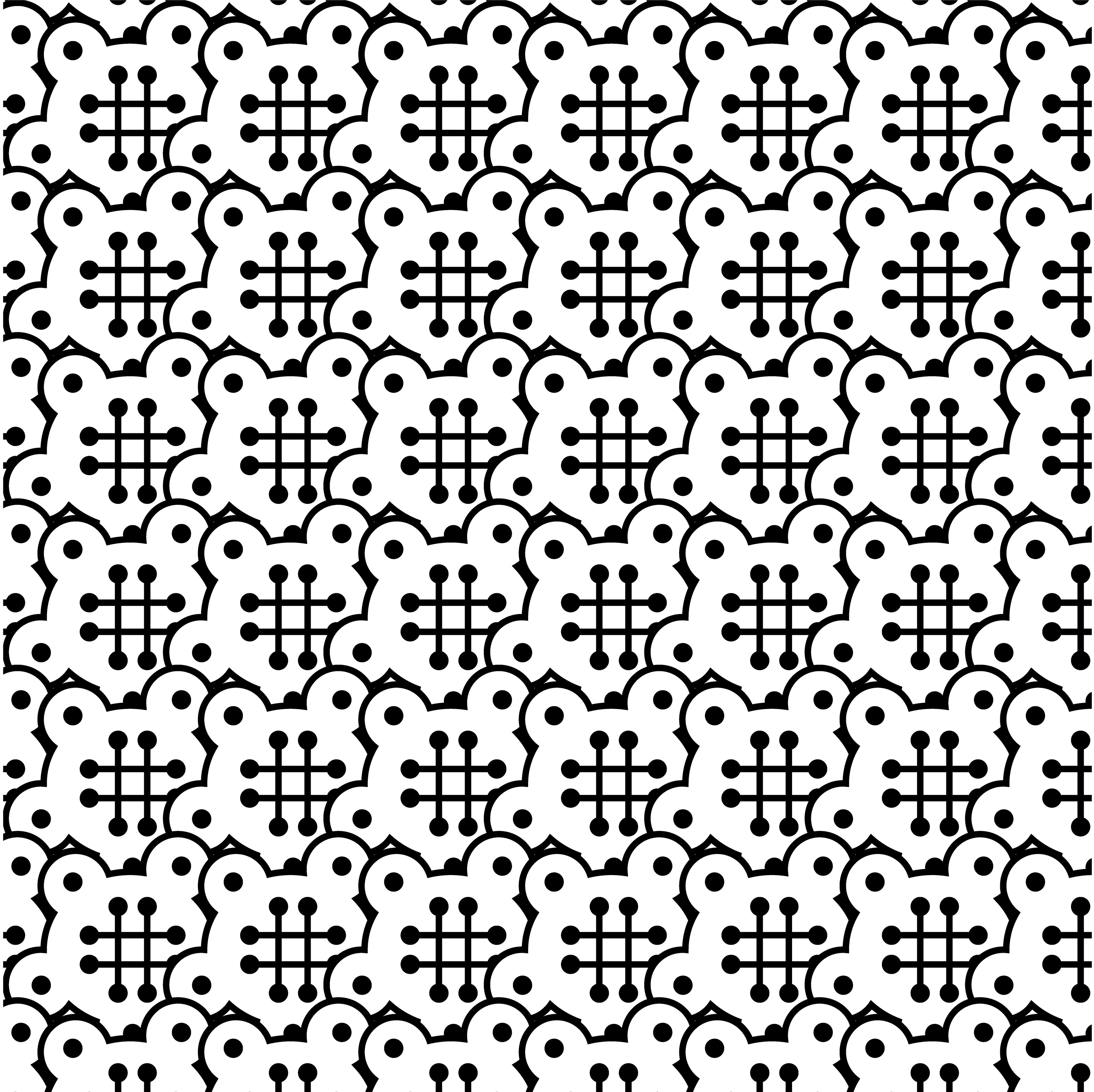 Scatter Jacks, Digital Art, Pattern 3, 2022