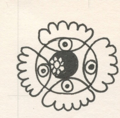 Flower Eyes, Pen and Ink on Paper, 2004