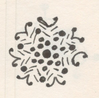 Star Signal, Pen and Ink on Paper, 2002