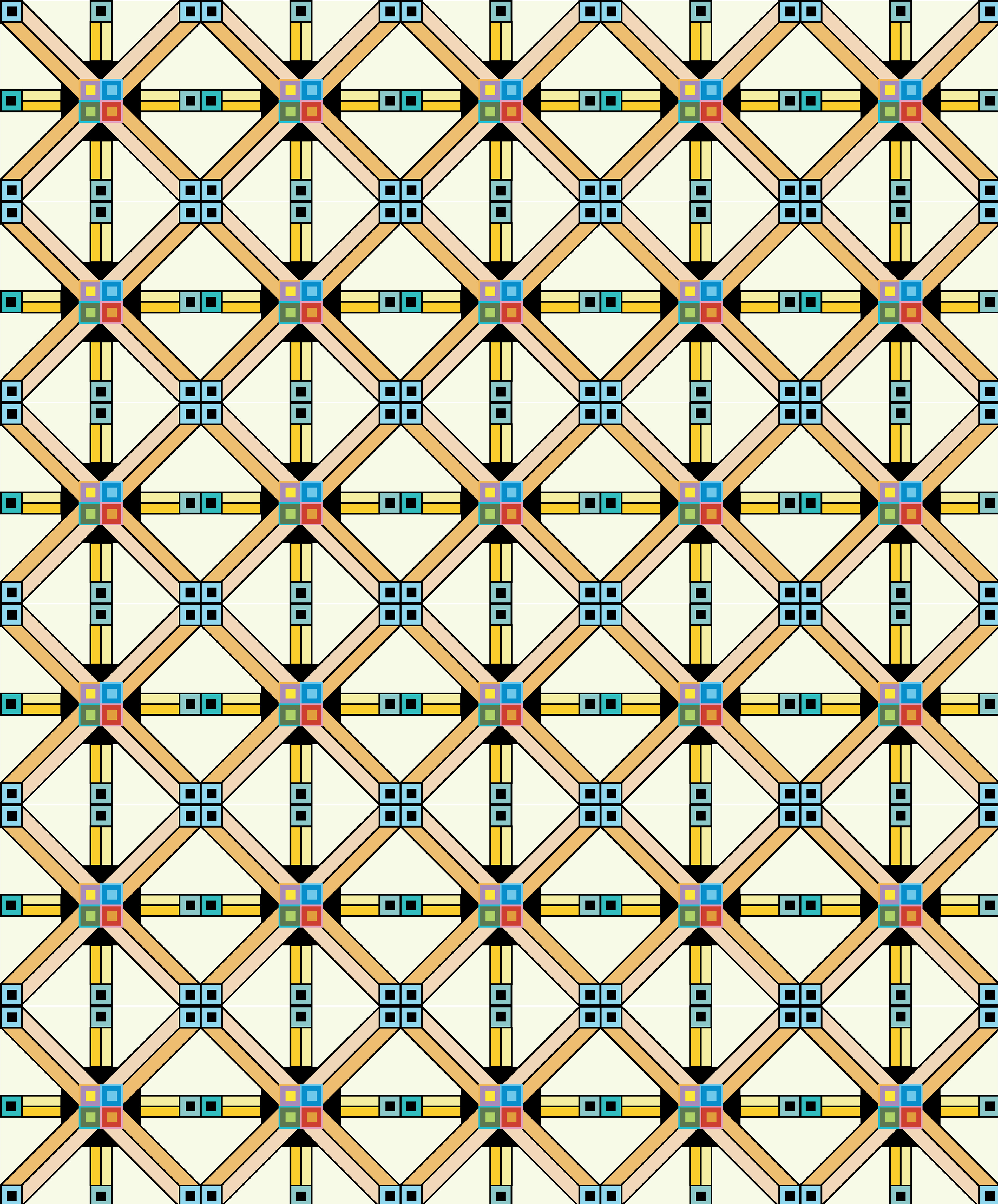 Angle Beams, Digital Art, Pattern 3, 2025