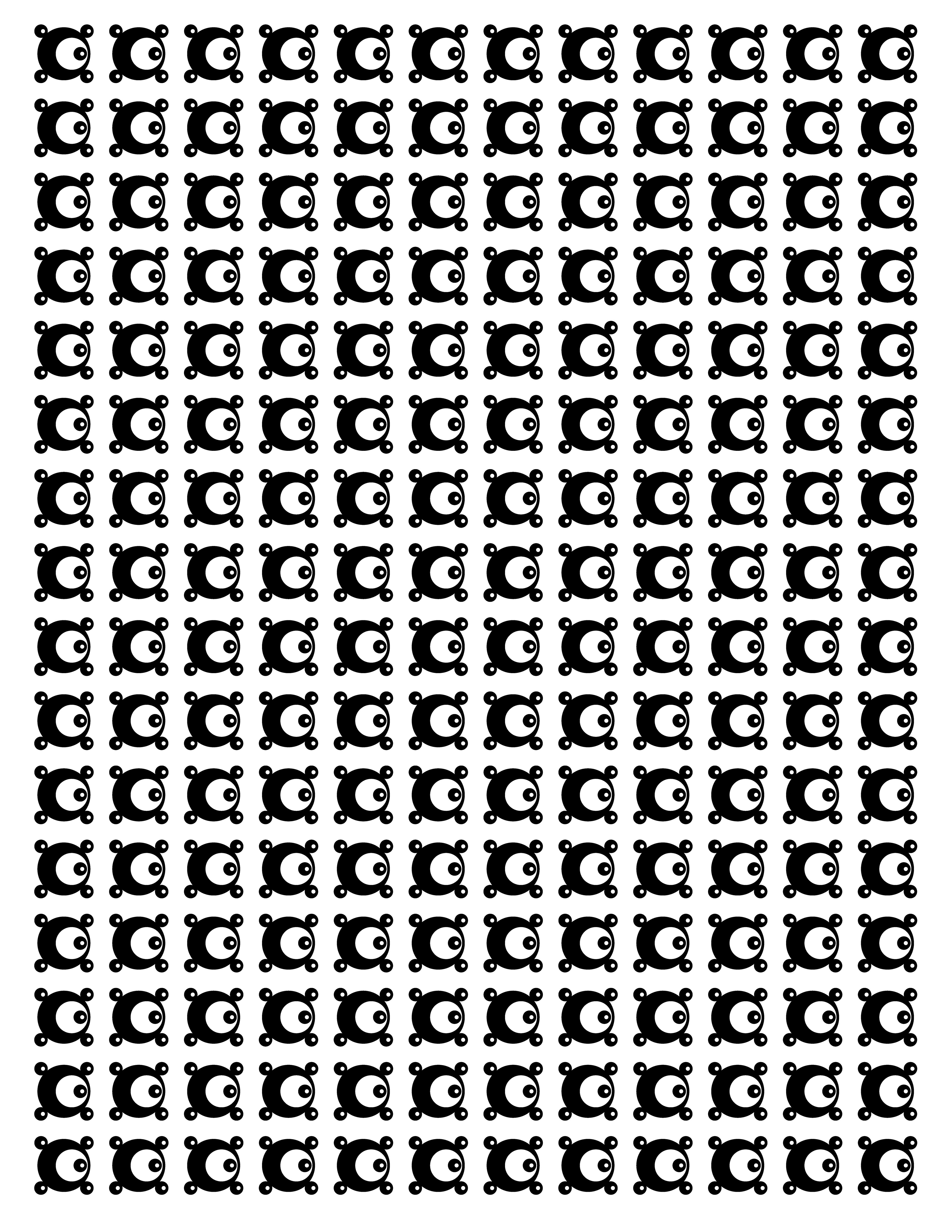 Parking Lot Flower, Digital Art, Pattern 2, 2025