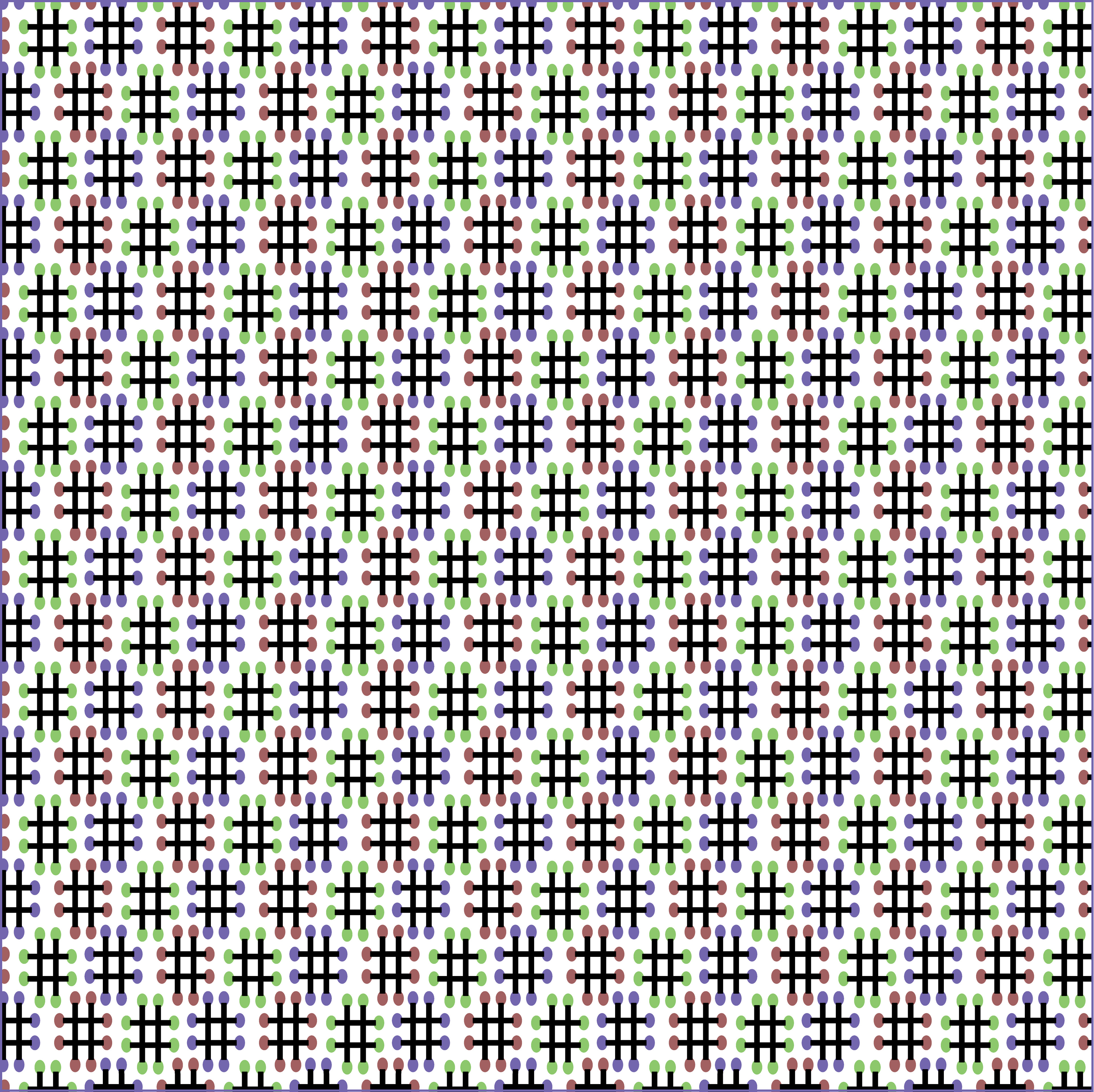 Scatter Jacks, Digital Art, Pattern 2, 2022
