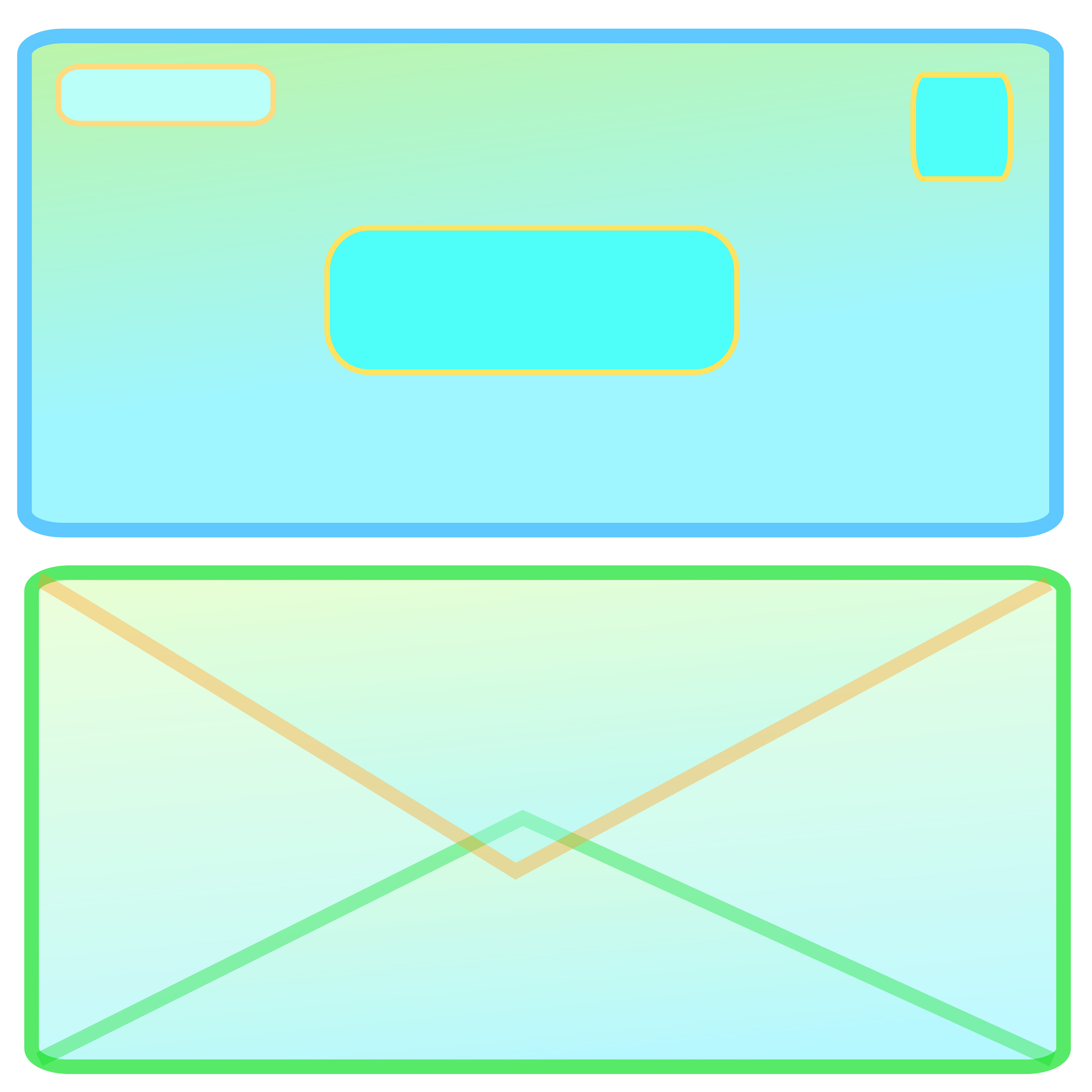 Glowing Mail, Digital Art, 2008
