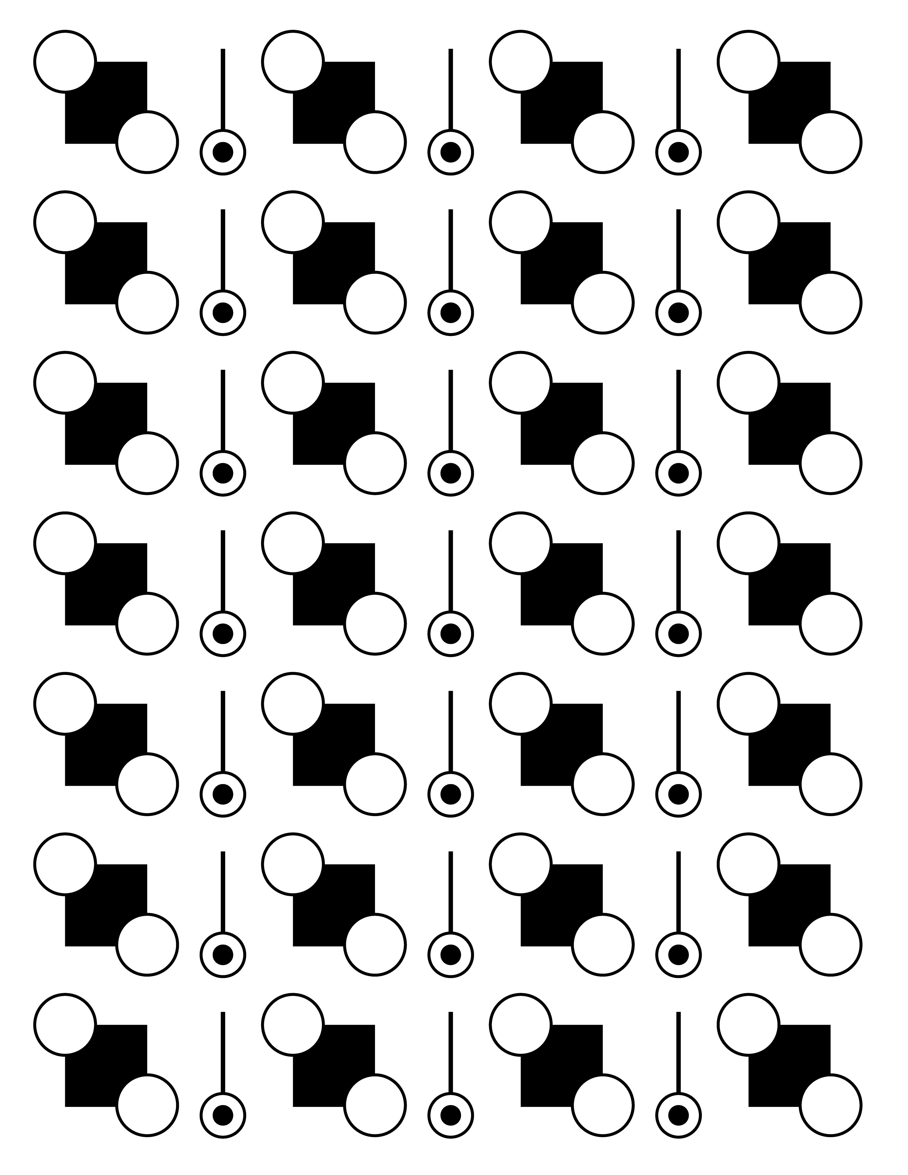 Clock Star, Digital Art, Pattern 3, 2023