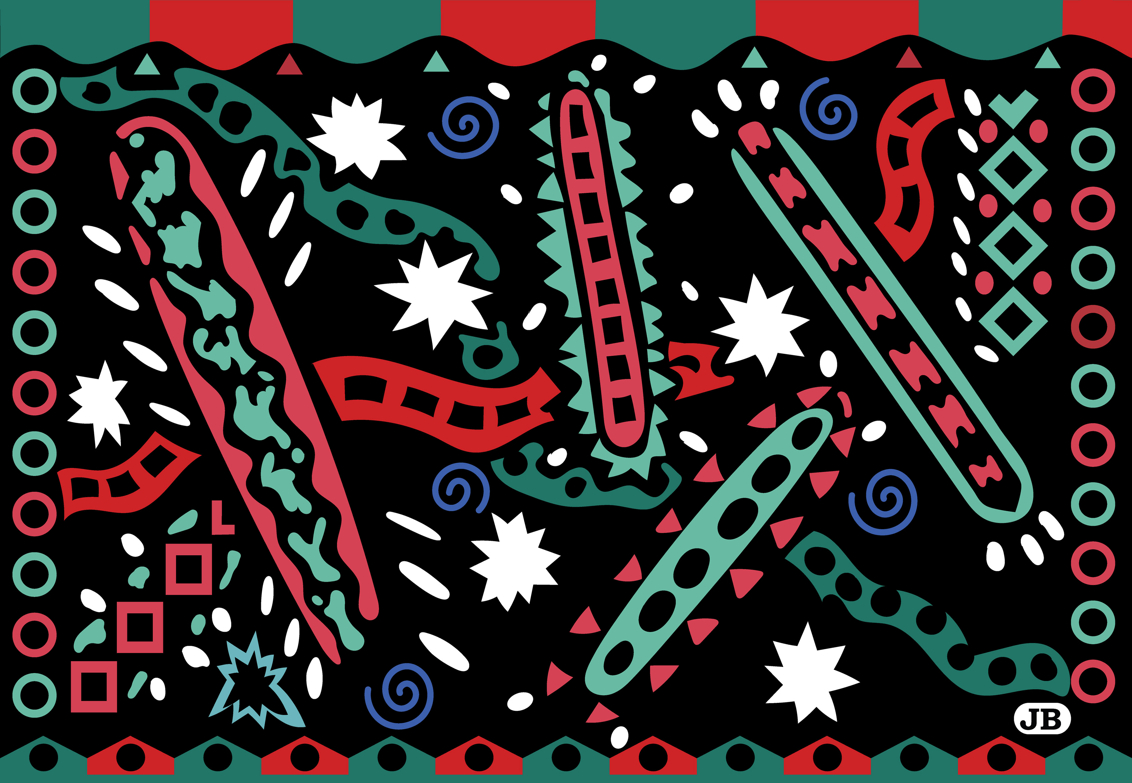 Christmas Carnival, Digital Art, 2022