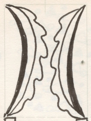 Whirl Waves, Pen and Ink on Paper, 2002