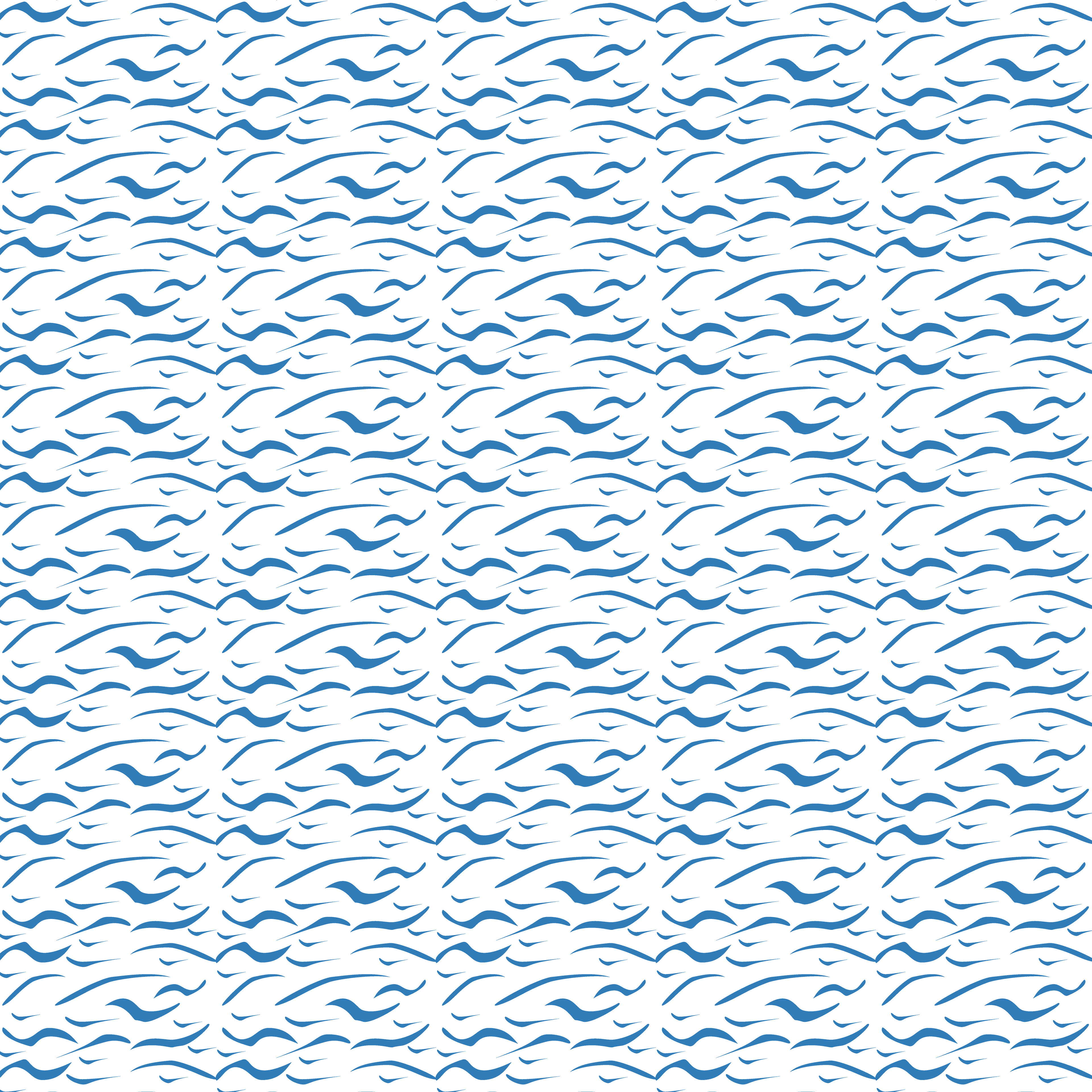 Wave Block Pattern, version 3, Digital Art, 2013