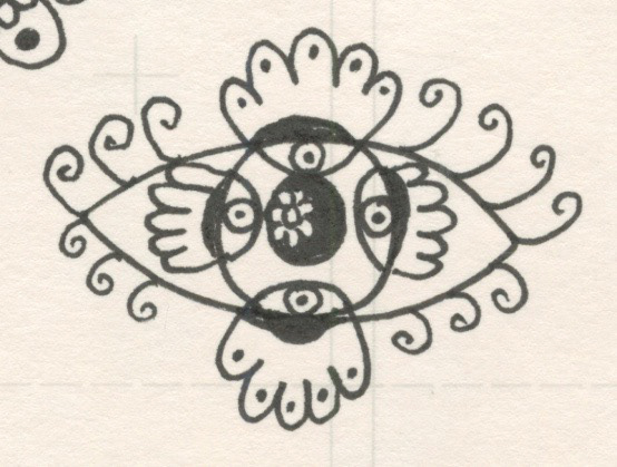Clairvoyant, Pen and Ink on Paper, 2004