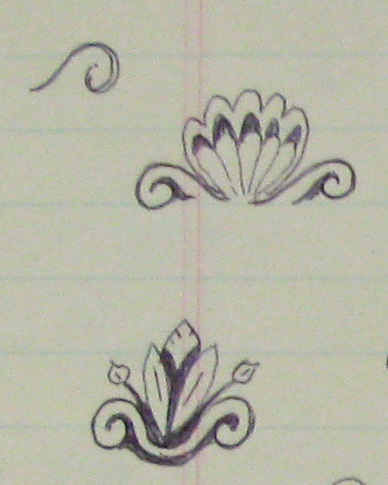 Drawing for Fire Flowers, 1993