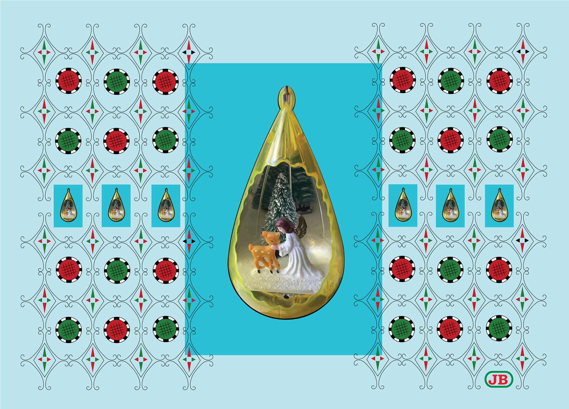 Angel Fawn, Digital Art, Photo Composite, 2018