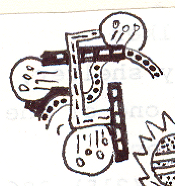 1988-05-17-a1, Magic Marker on Scrap paper, 1988