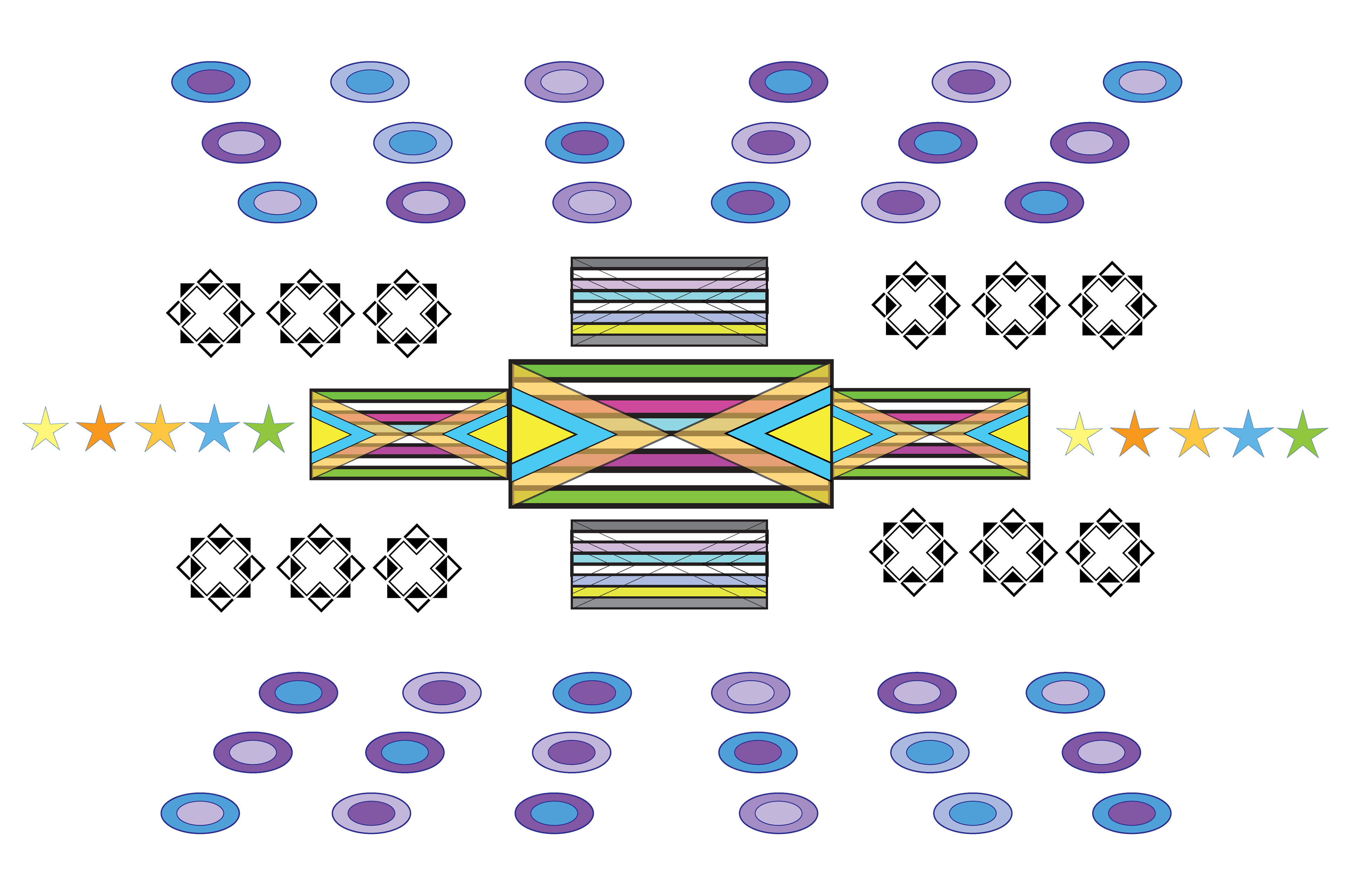 Dance Floor, Digital Art, 2018