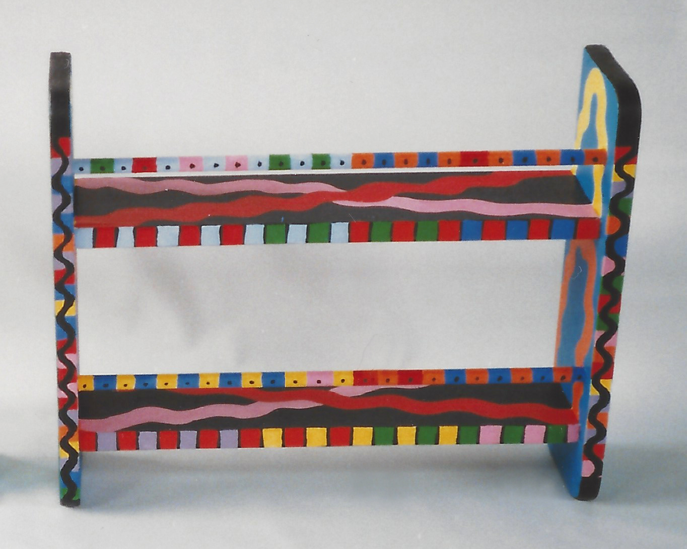 X Ribbon Shadowbox - Acrylic, 1989