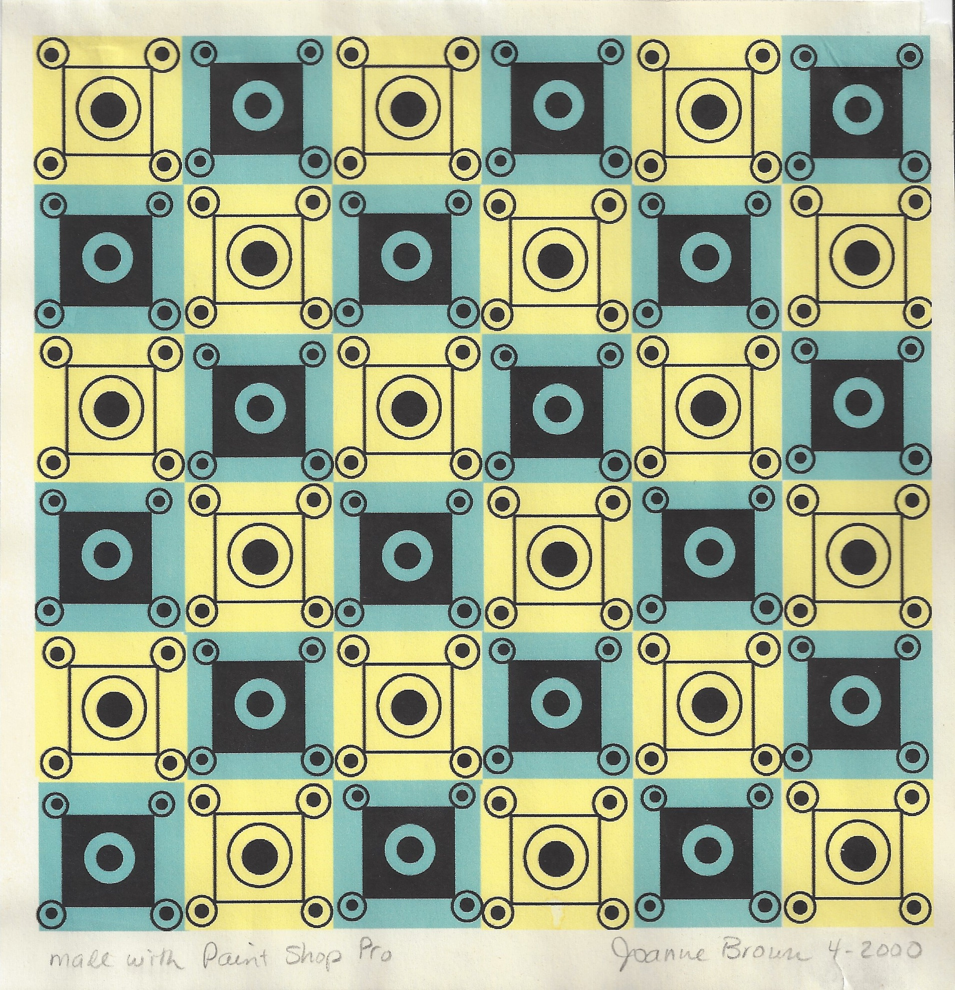 Domestic Partner Pattern - Digital Art, 2000