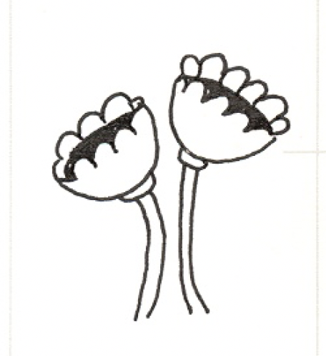 1993-01-02-a6, Pen and Ink Drawing, 1993