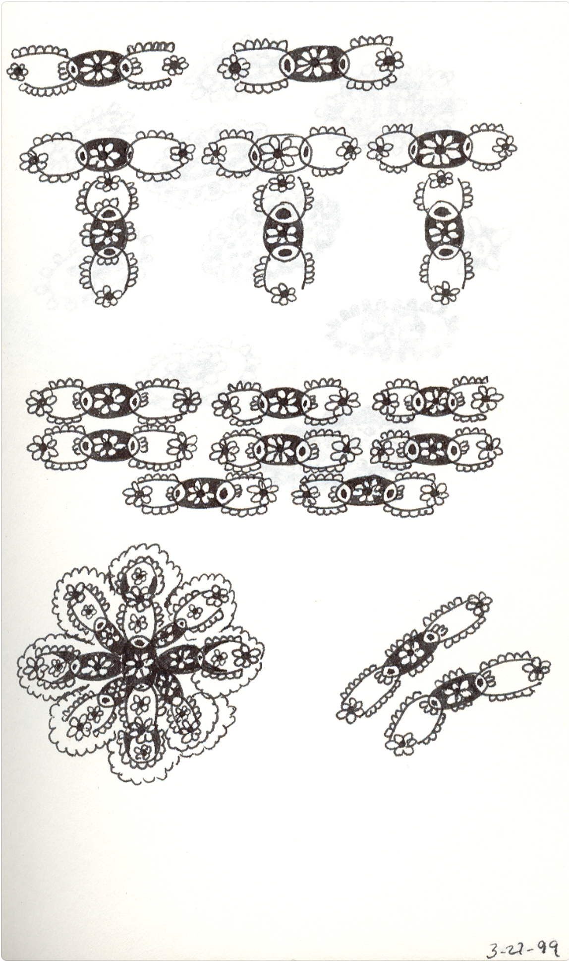 Drawing for Land and Air, Pen and Ink on Paper, 1999