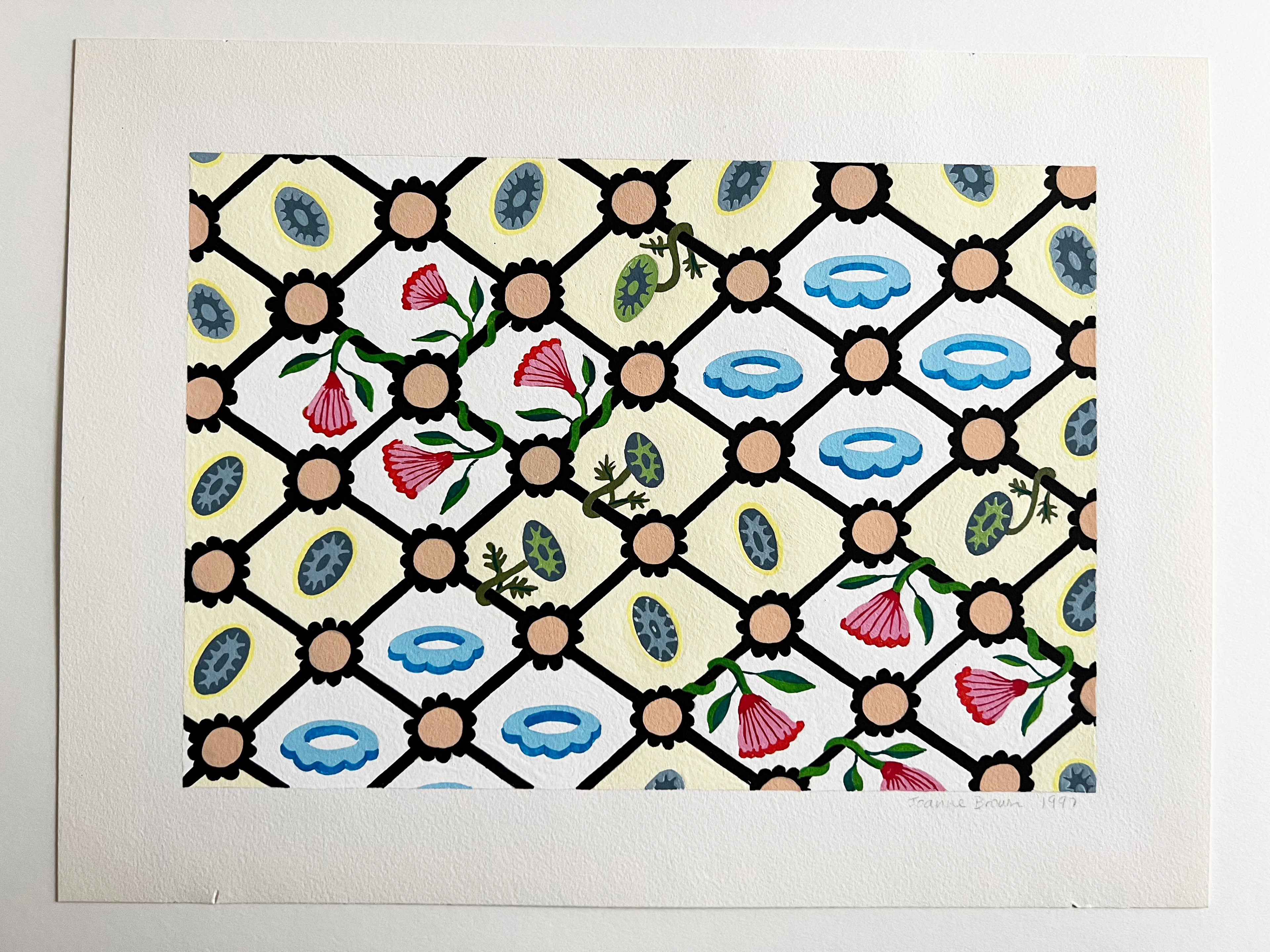 Iron Vine, Watercolor on Paper, 1997