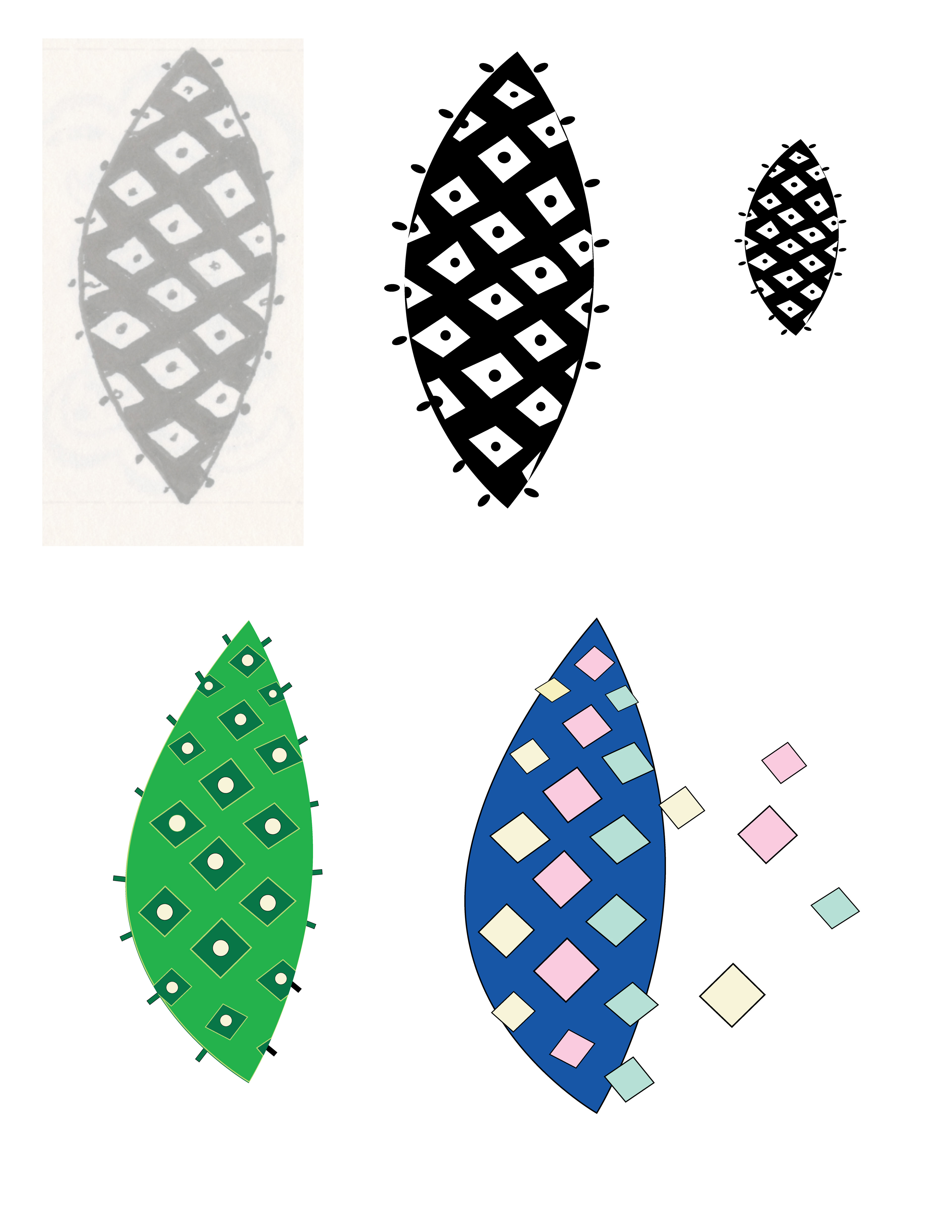 Confetti Birds, Digital Artboard, 2020