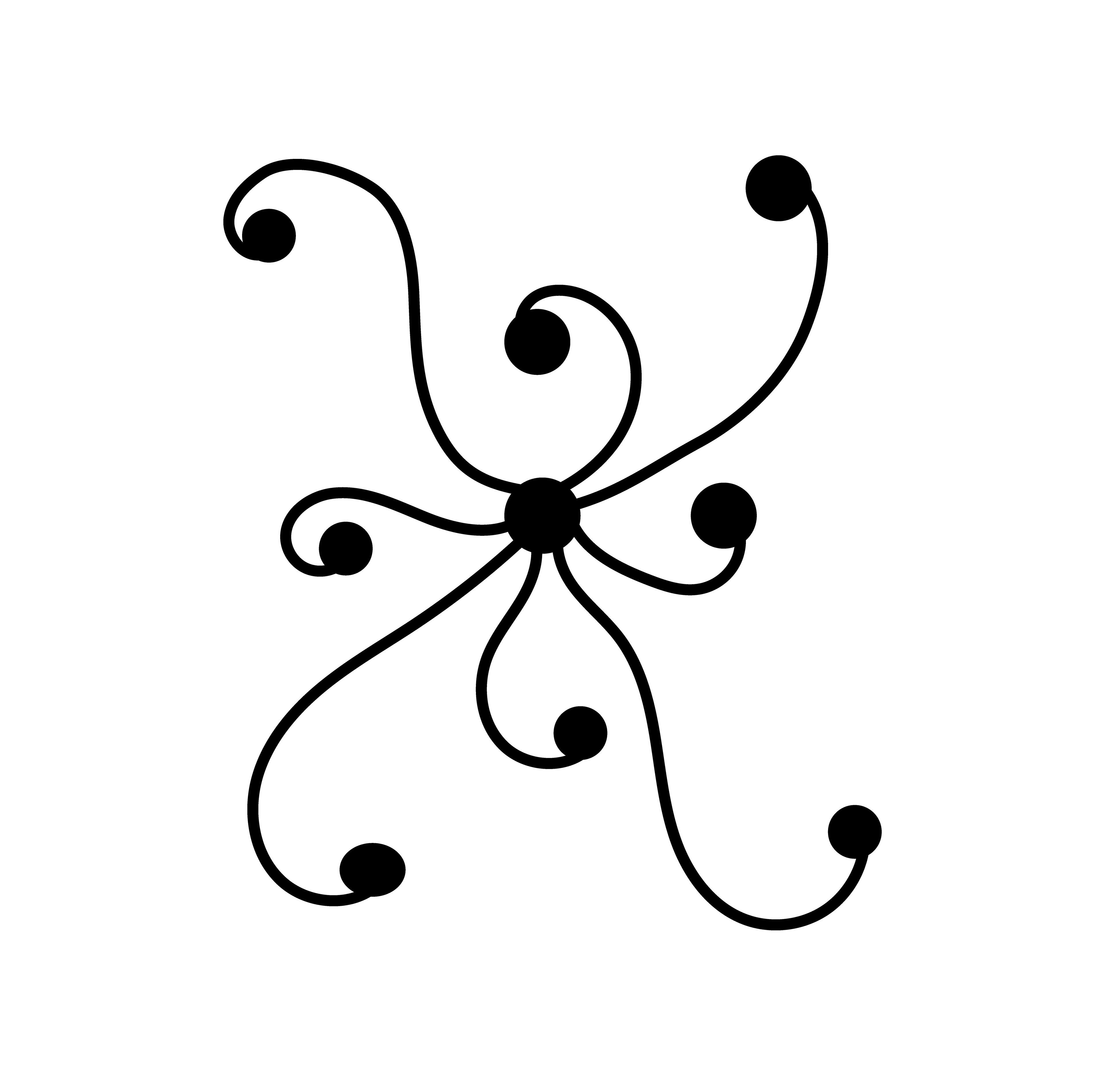 Spiral Filigree, Vector Drawing, 2022