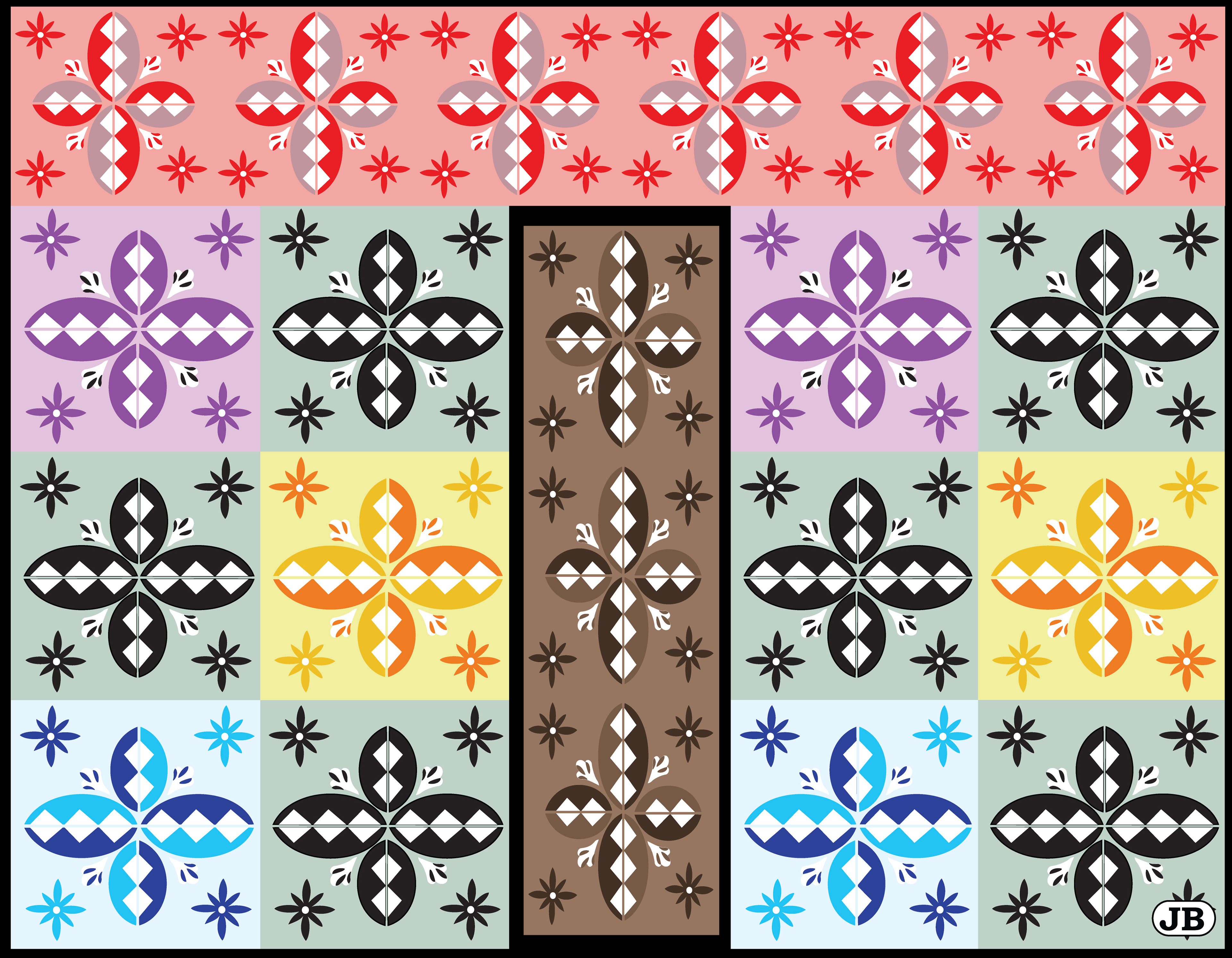 Storefront Pattern, Digital Art, Pattern 1, 2009