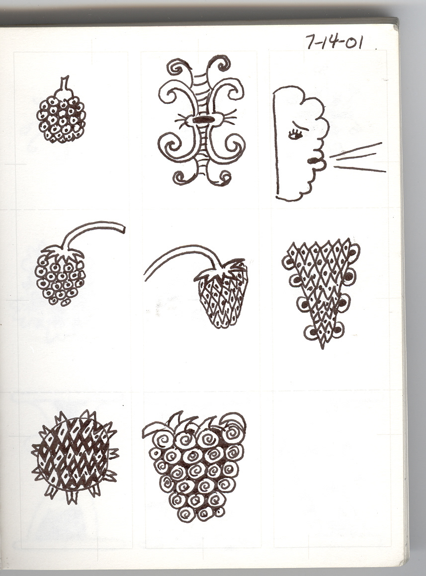 2001-07-14-a, Pen and Ink on Paper