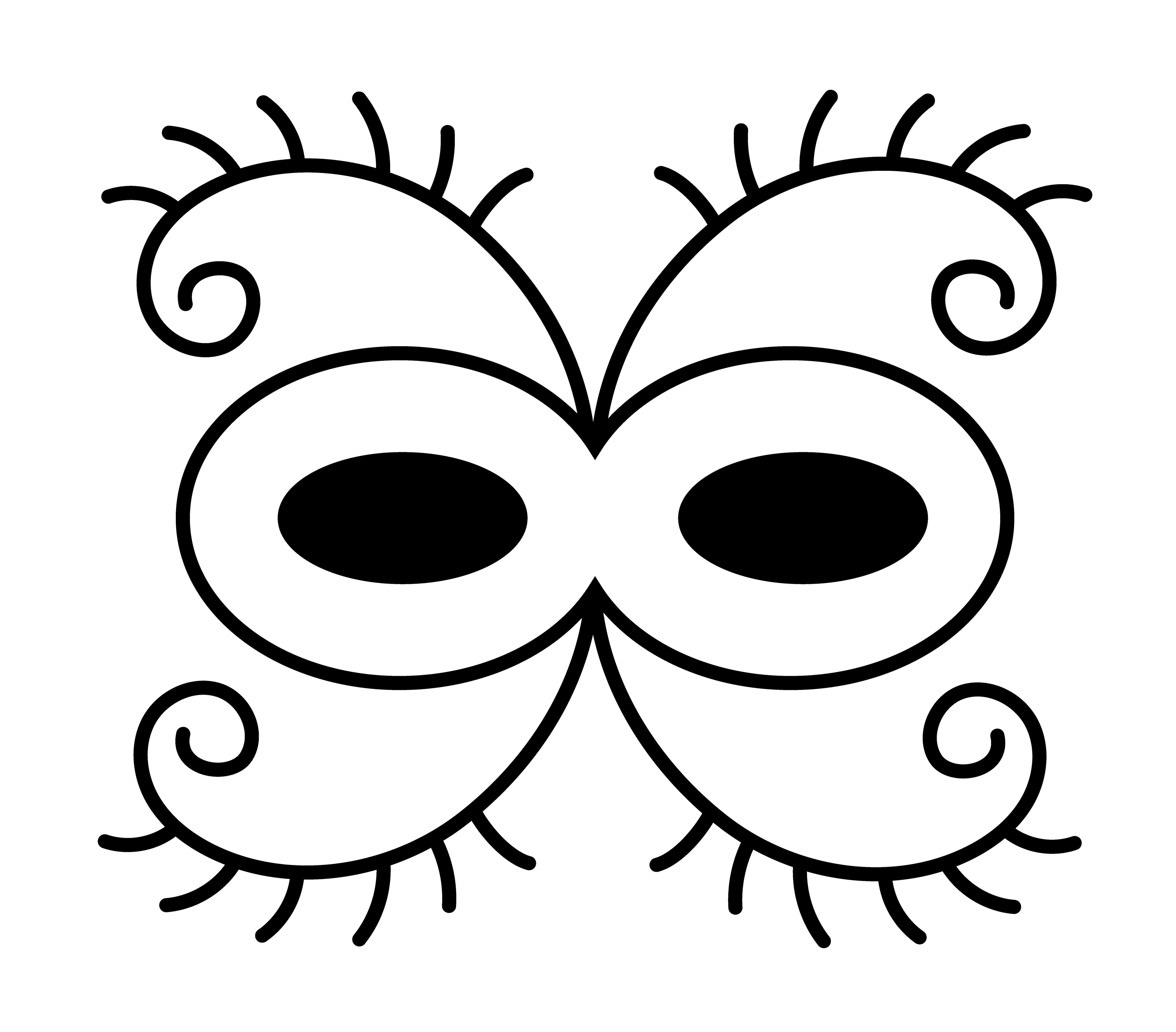 Domino Mask, Vector Drawing 2022