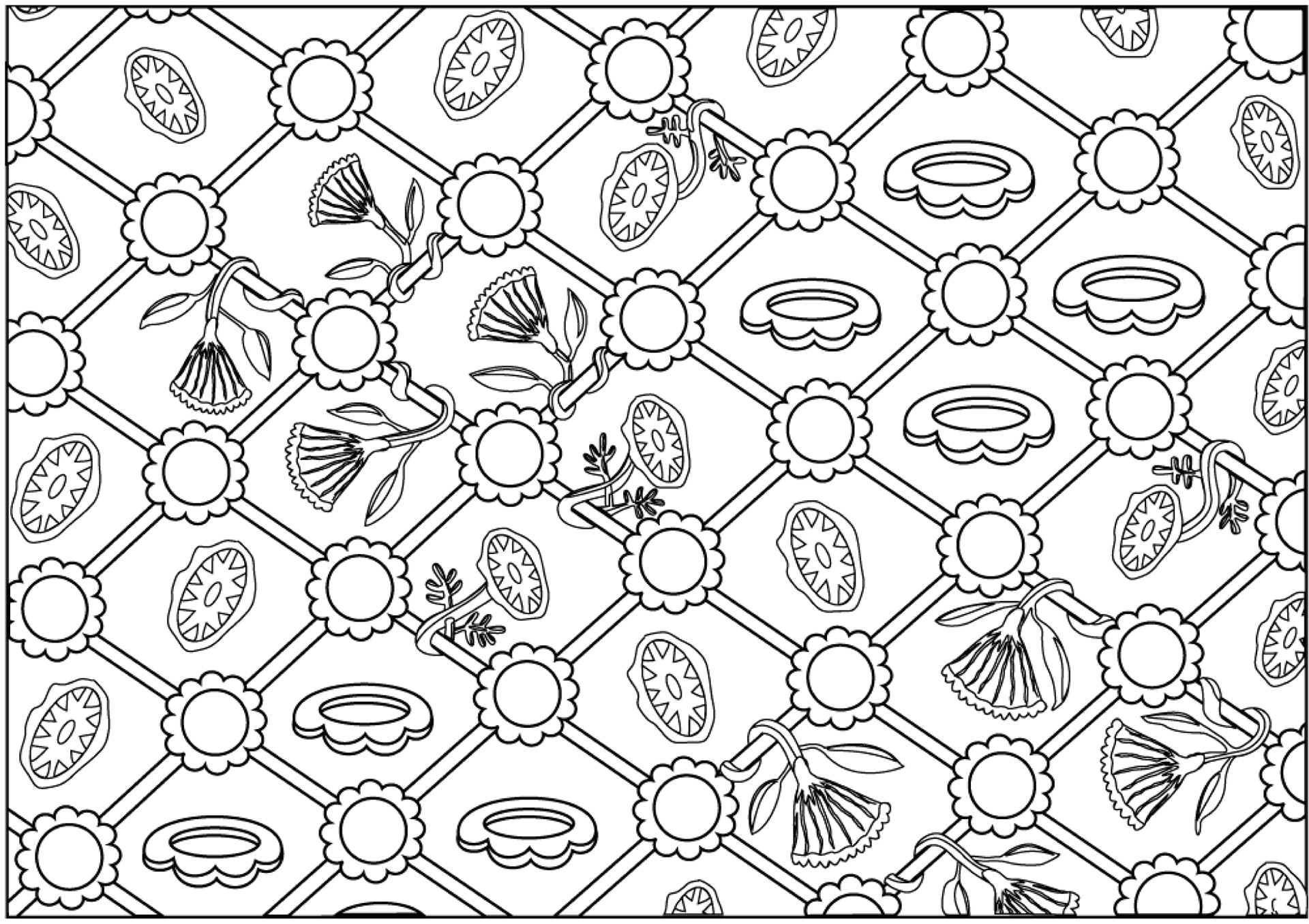 Iron Vine, Coloring Card, 2009