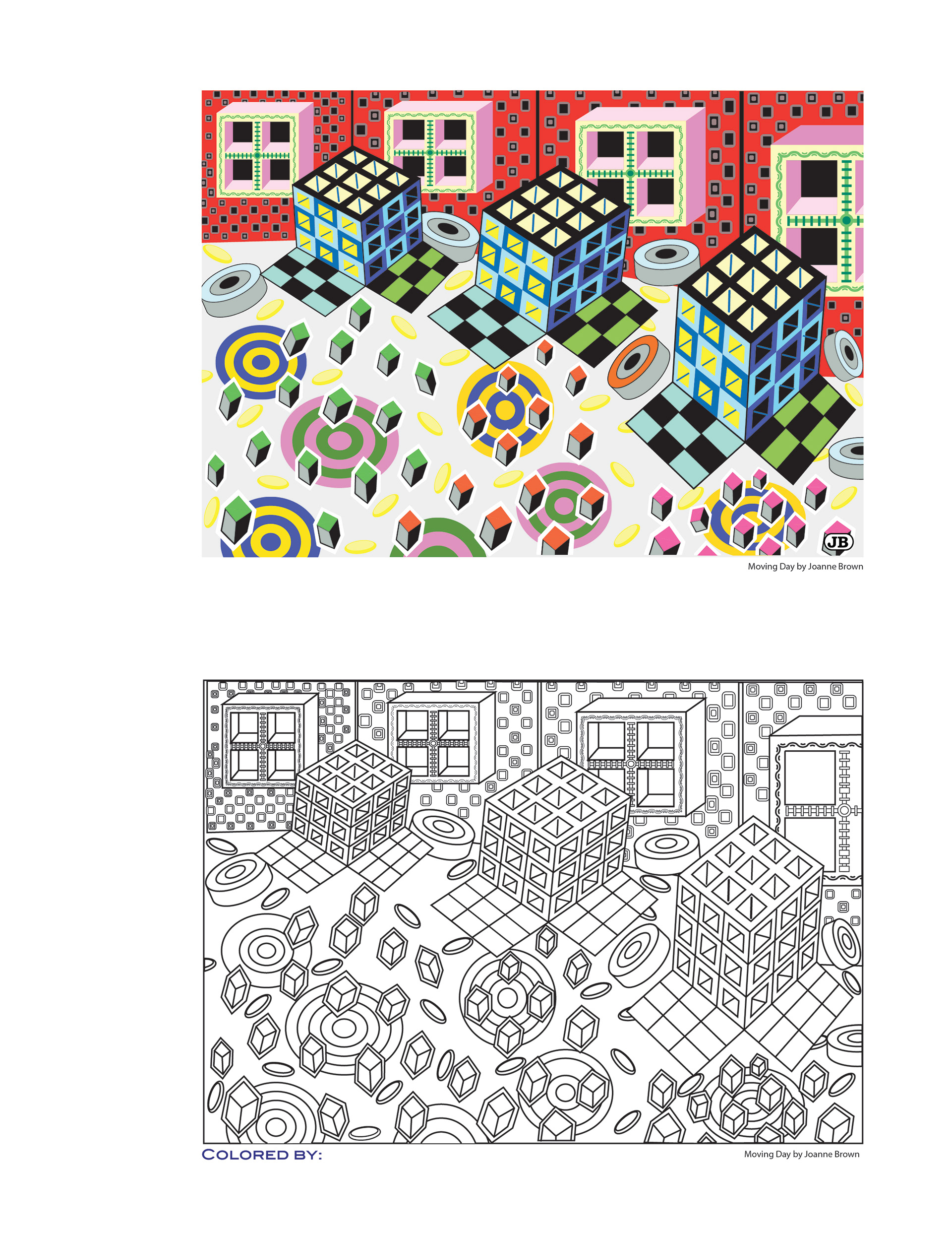 Portfolio Coloring Book, 2009 - Moving Day