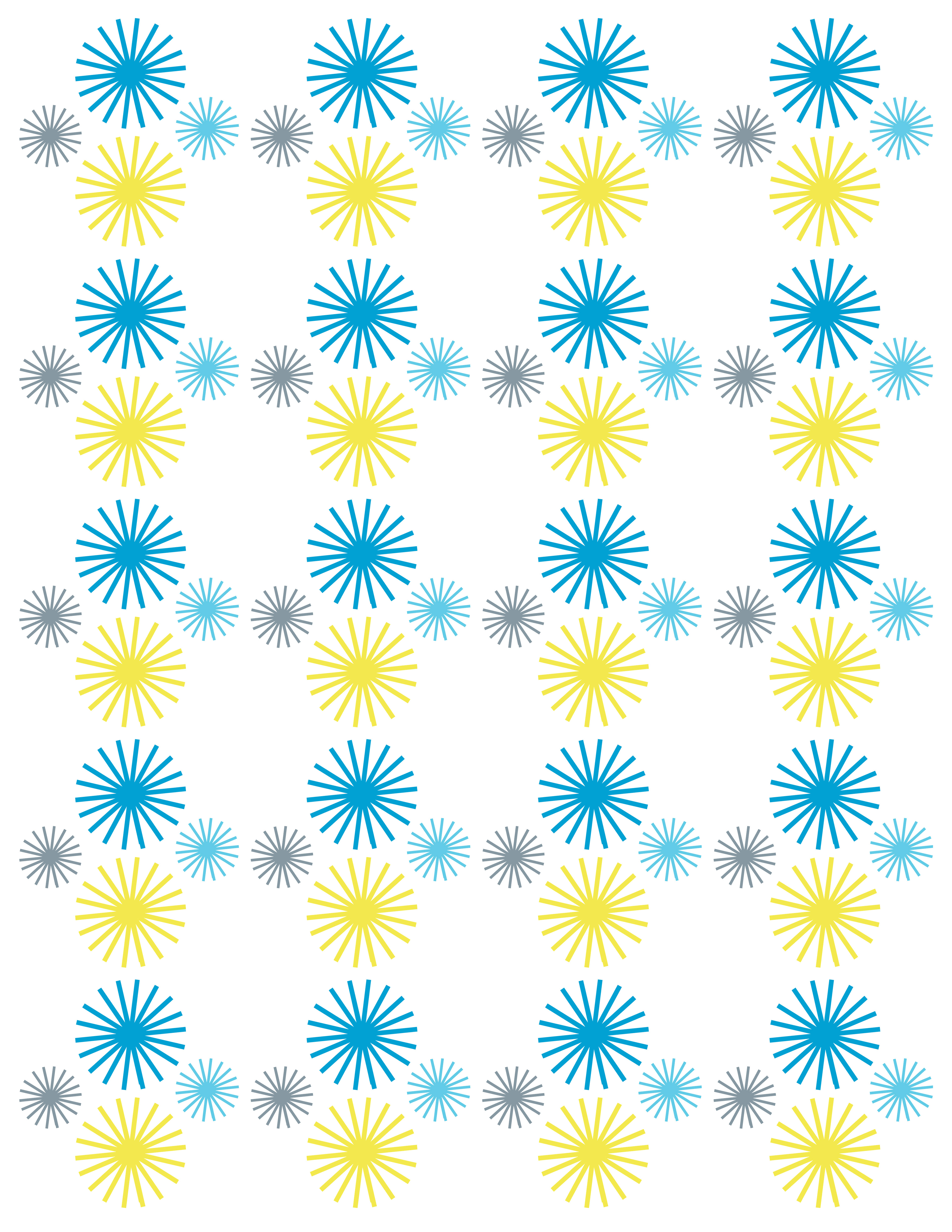 Sunbeam Flowers, Digital Art, version 1, 2022