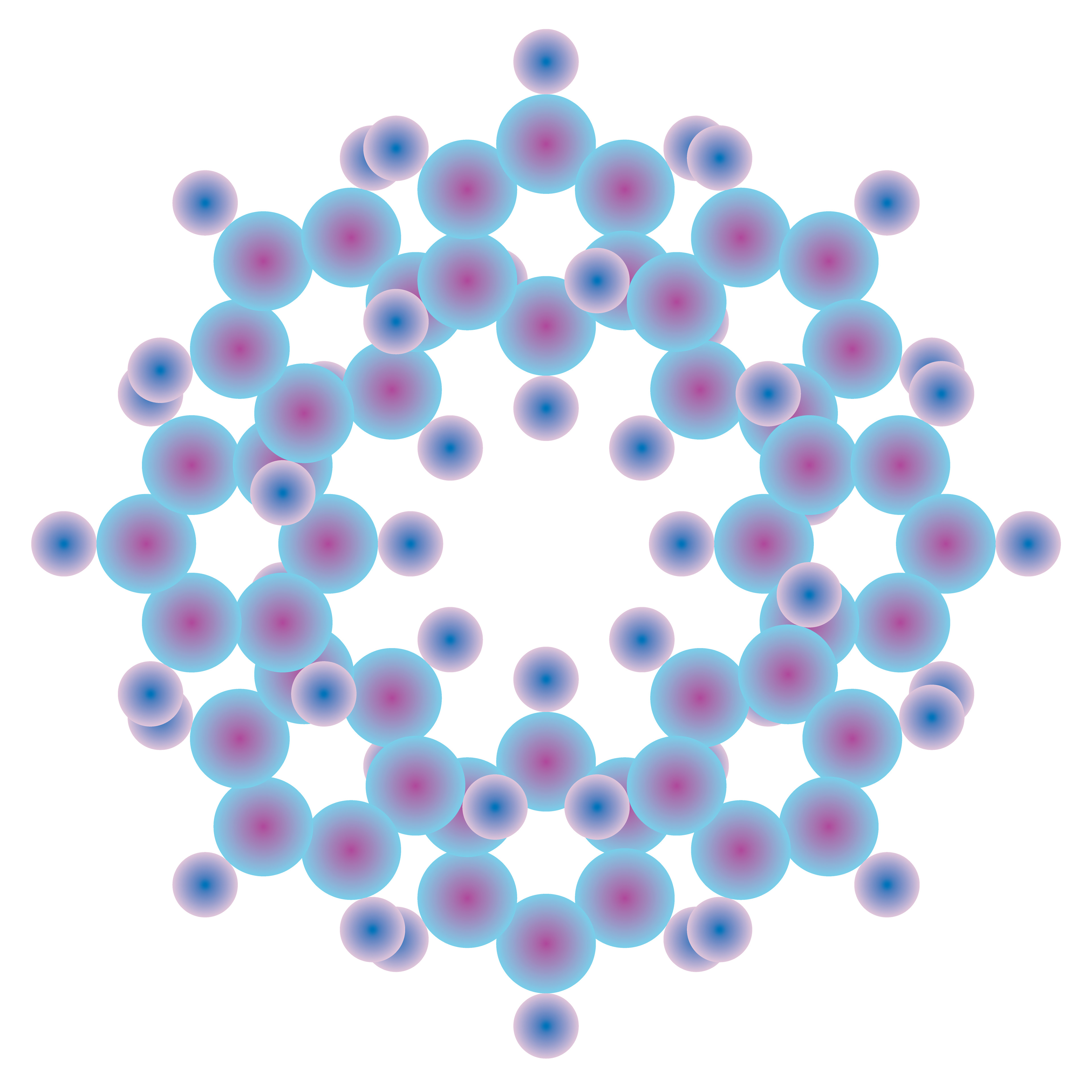 Bubble Wheels 3, Digital Art, 2021