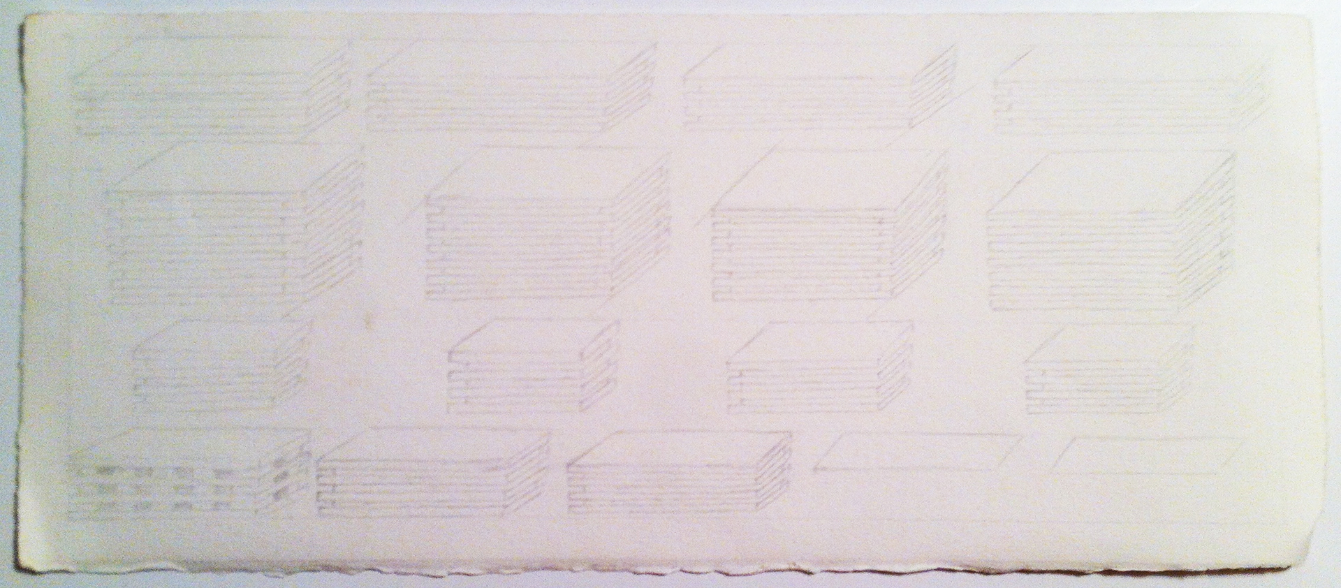 Stacked Pallets - Pencil Sketch, 2006