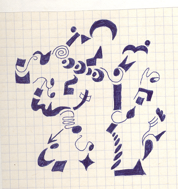Logic Puzzle, Pen on Paper, 1977